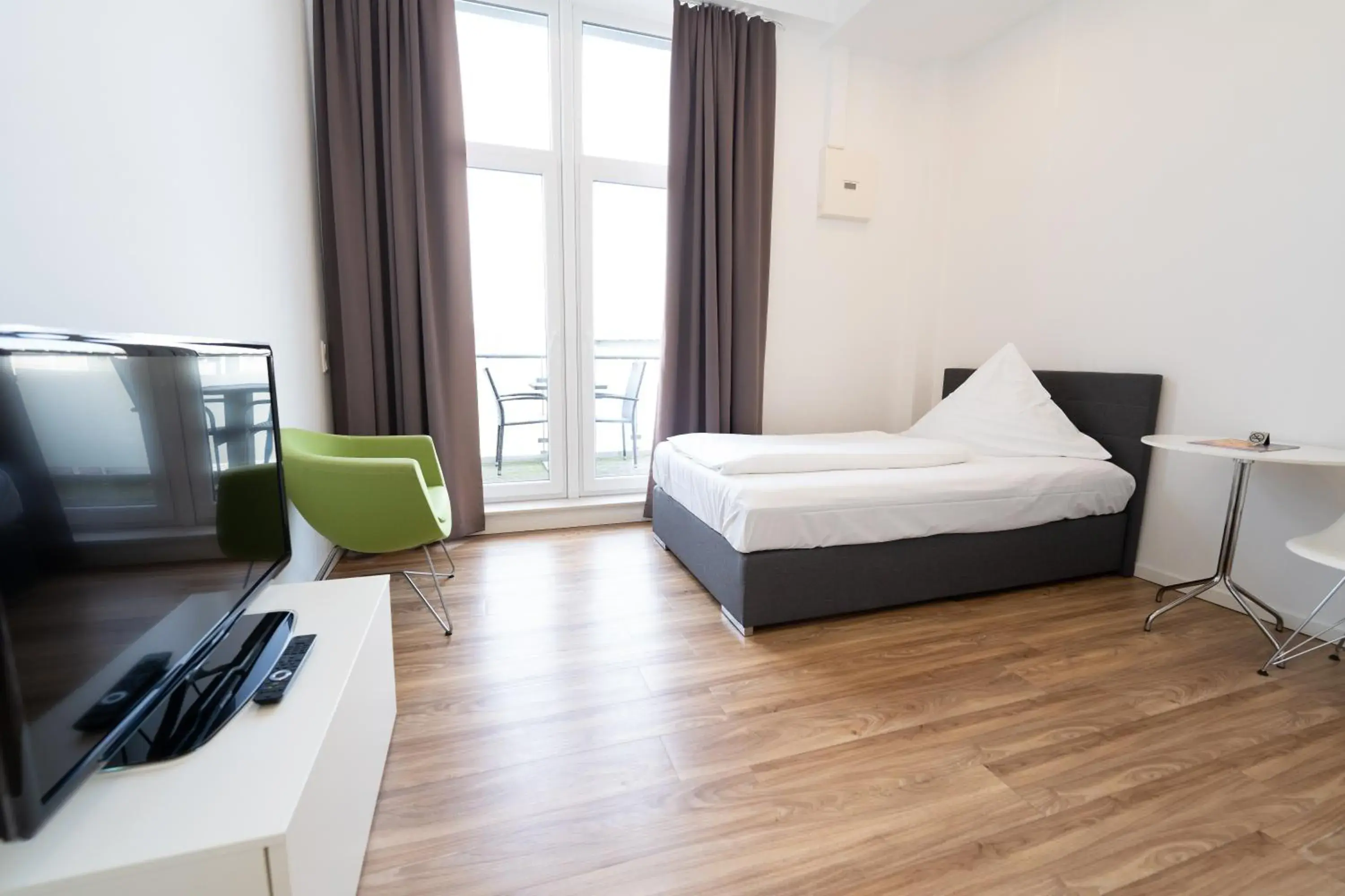 Balcony/Terrace, Bed in Das Loft Apartments Balcony/Terrace, Bed in Das Loft Apartments