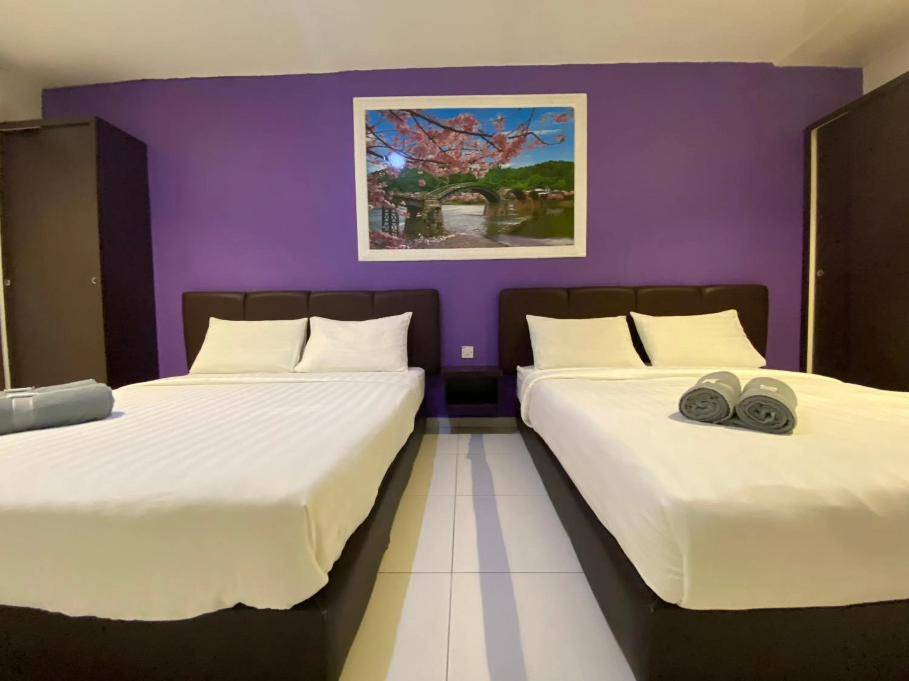 Bed in Hotel EC Double Star KLIA 1-KLIA 2