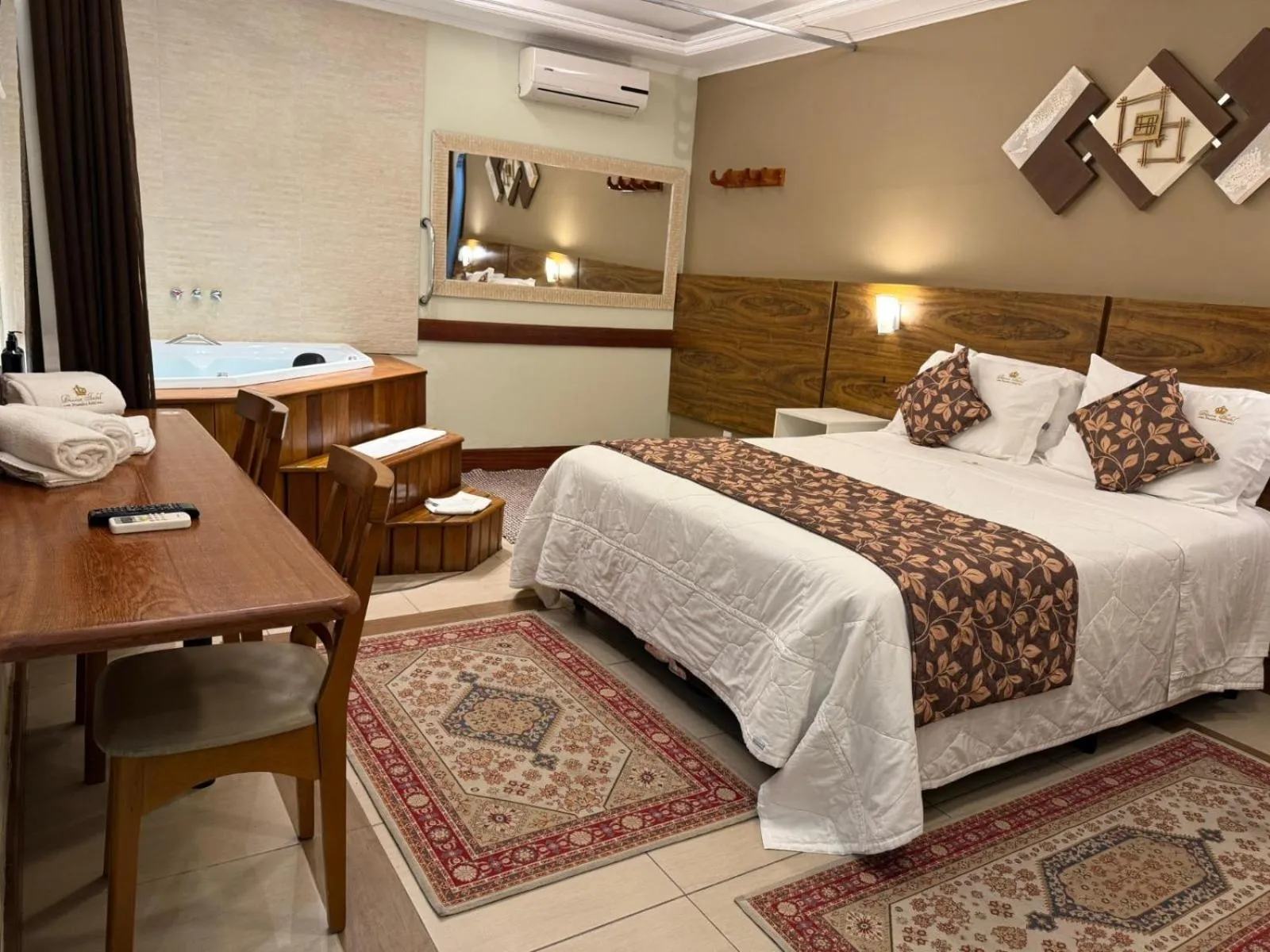 air conditioner, Bed in Pousada Princesa Isabel - Visconde