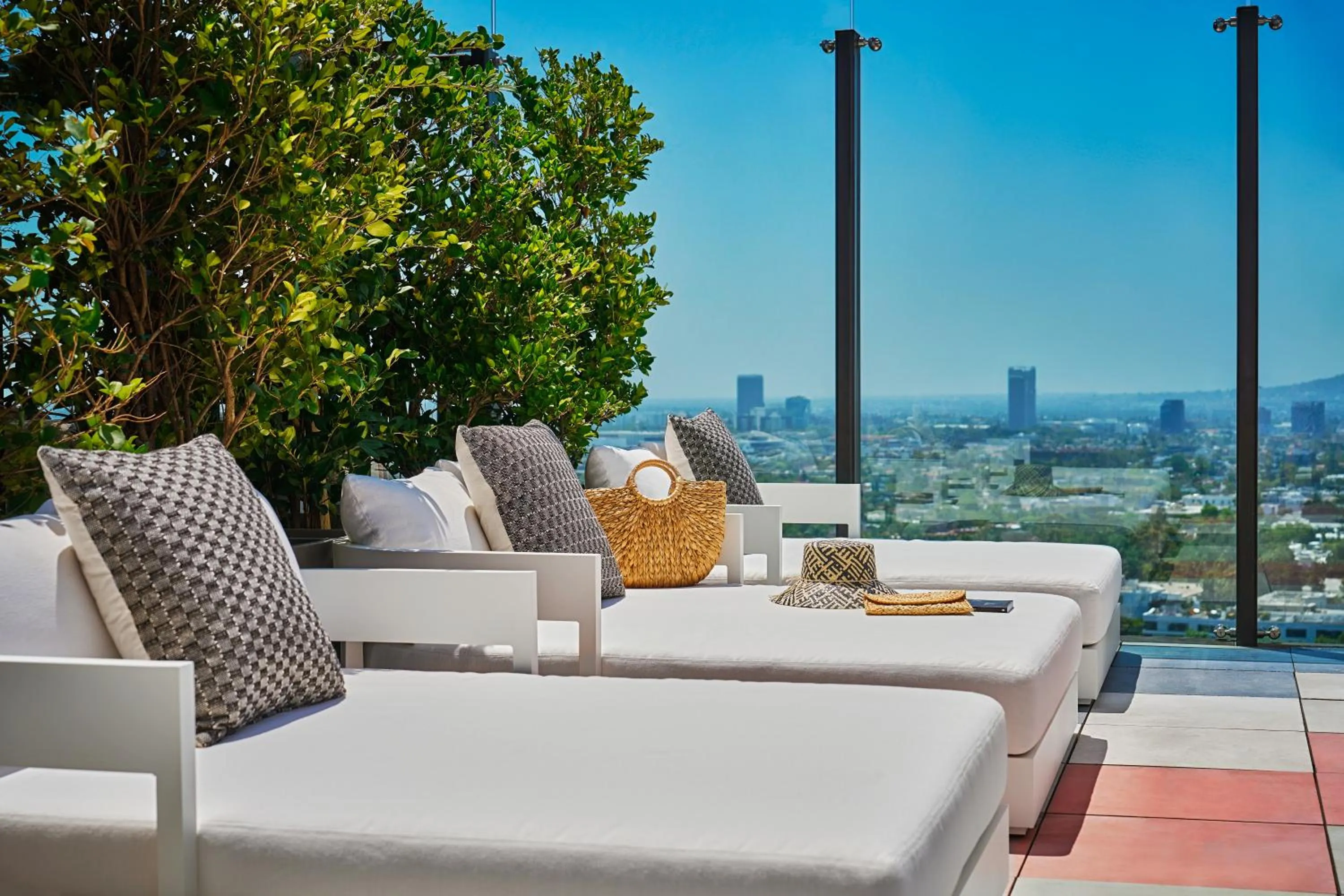 Pool view in Pendry West Hollywood