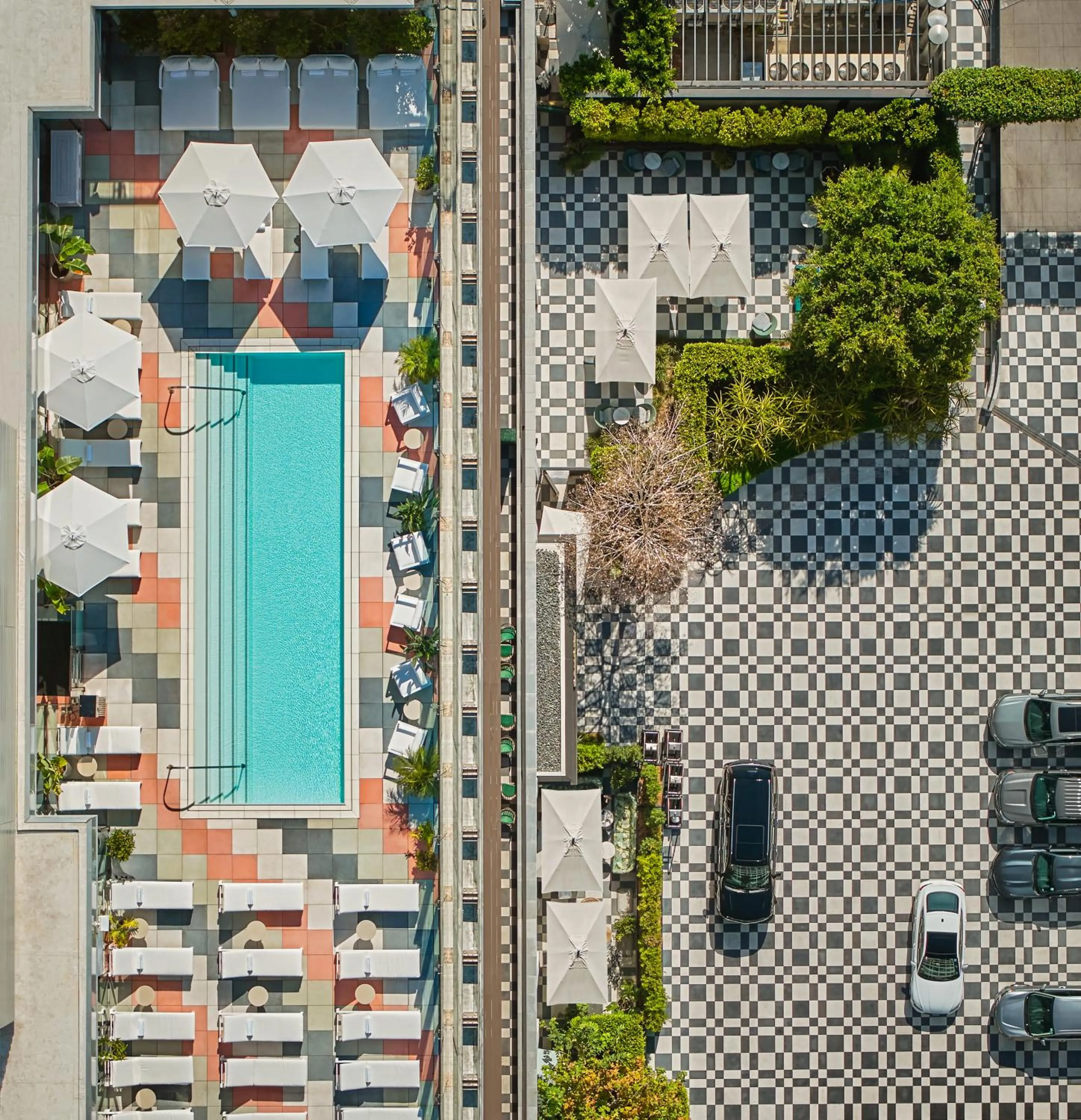 Swimming pool in Pendry West Hollywood