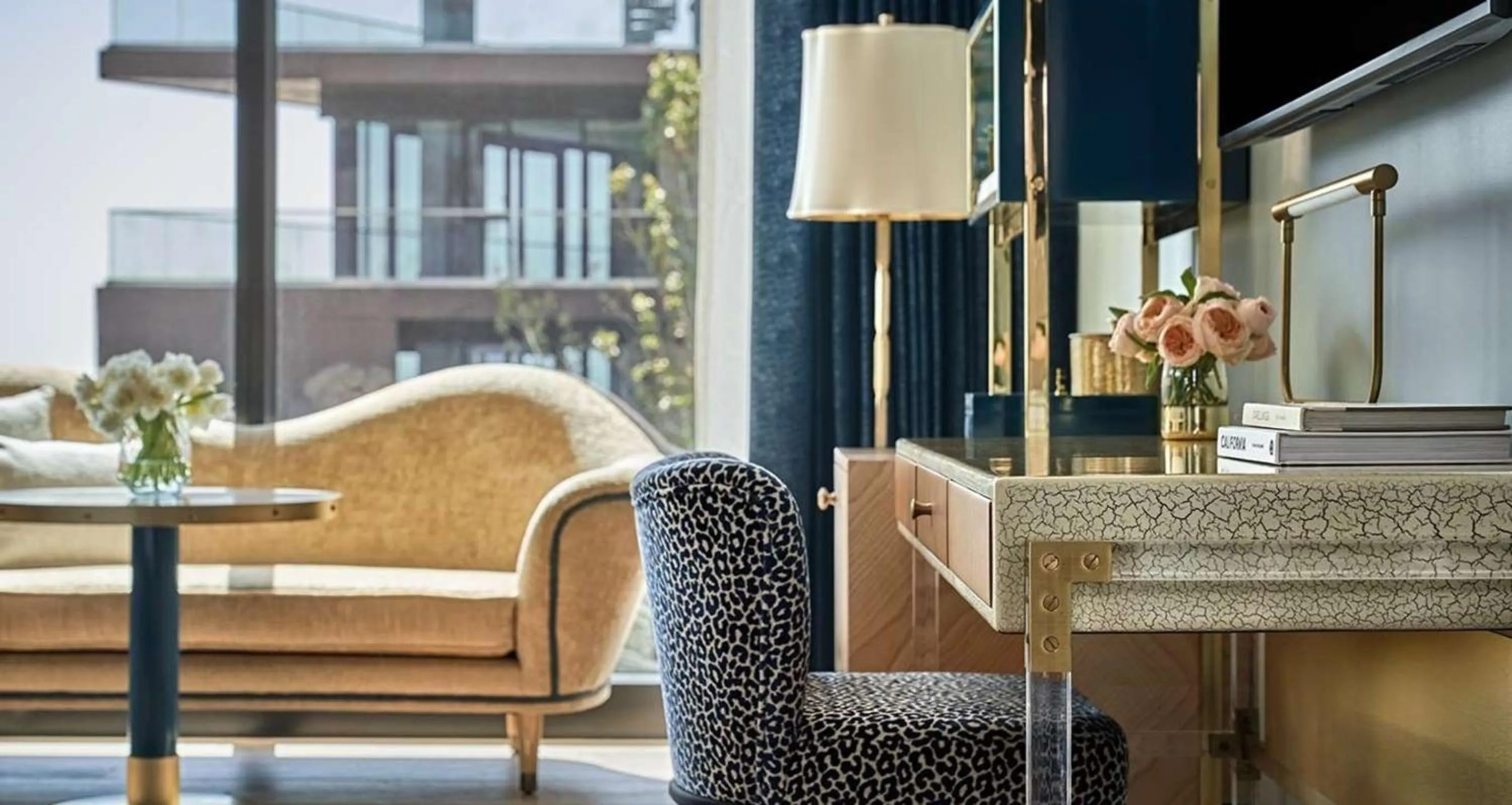 Seating area in The Sun Rose West Hollywood