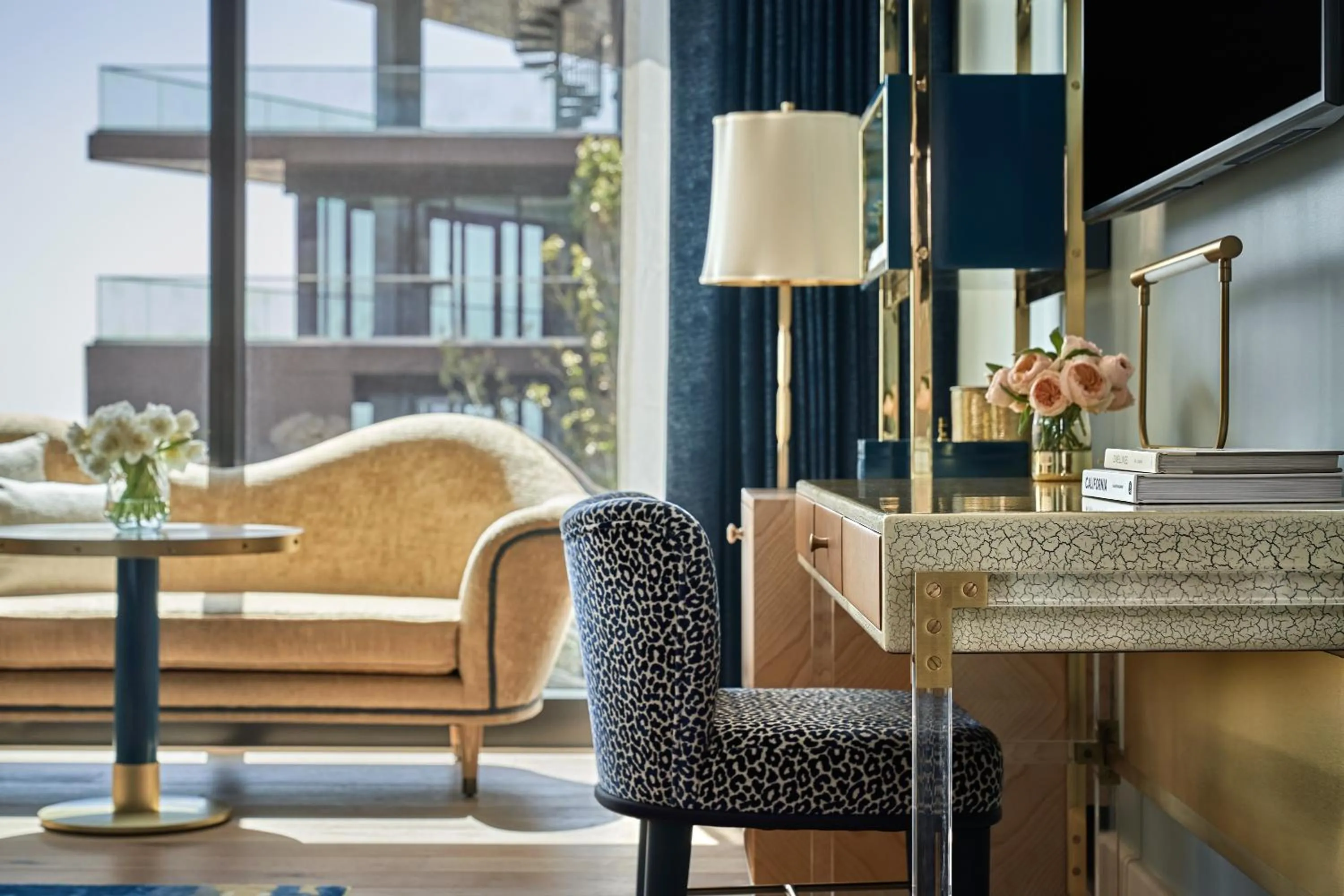 Seating area in The Sun Rose West Hollywood