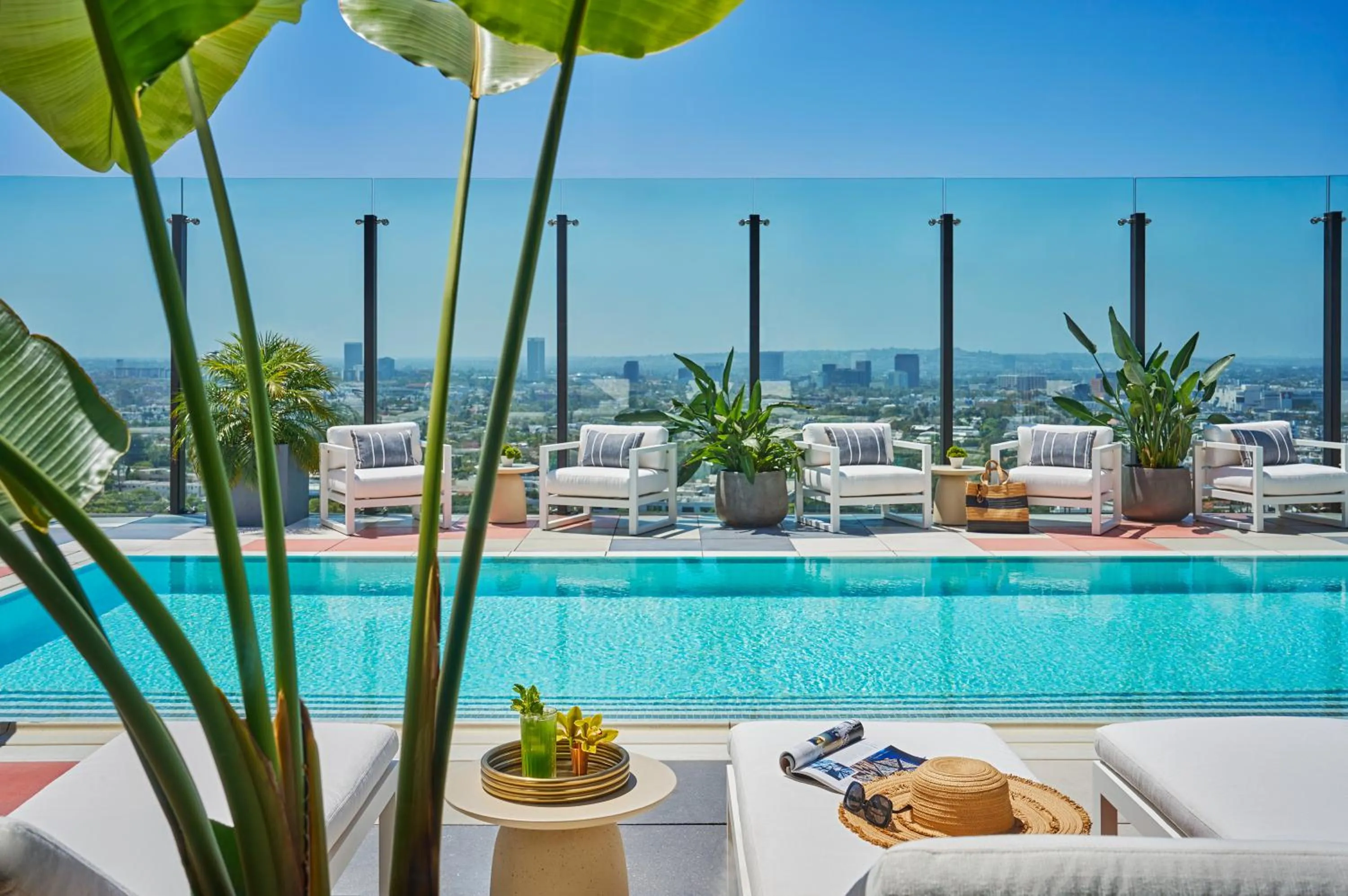 Swimming pool in Pendry West Hollywood