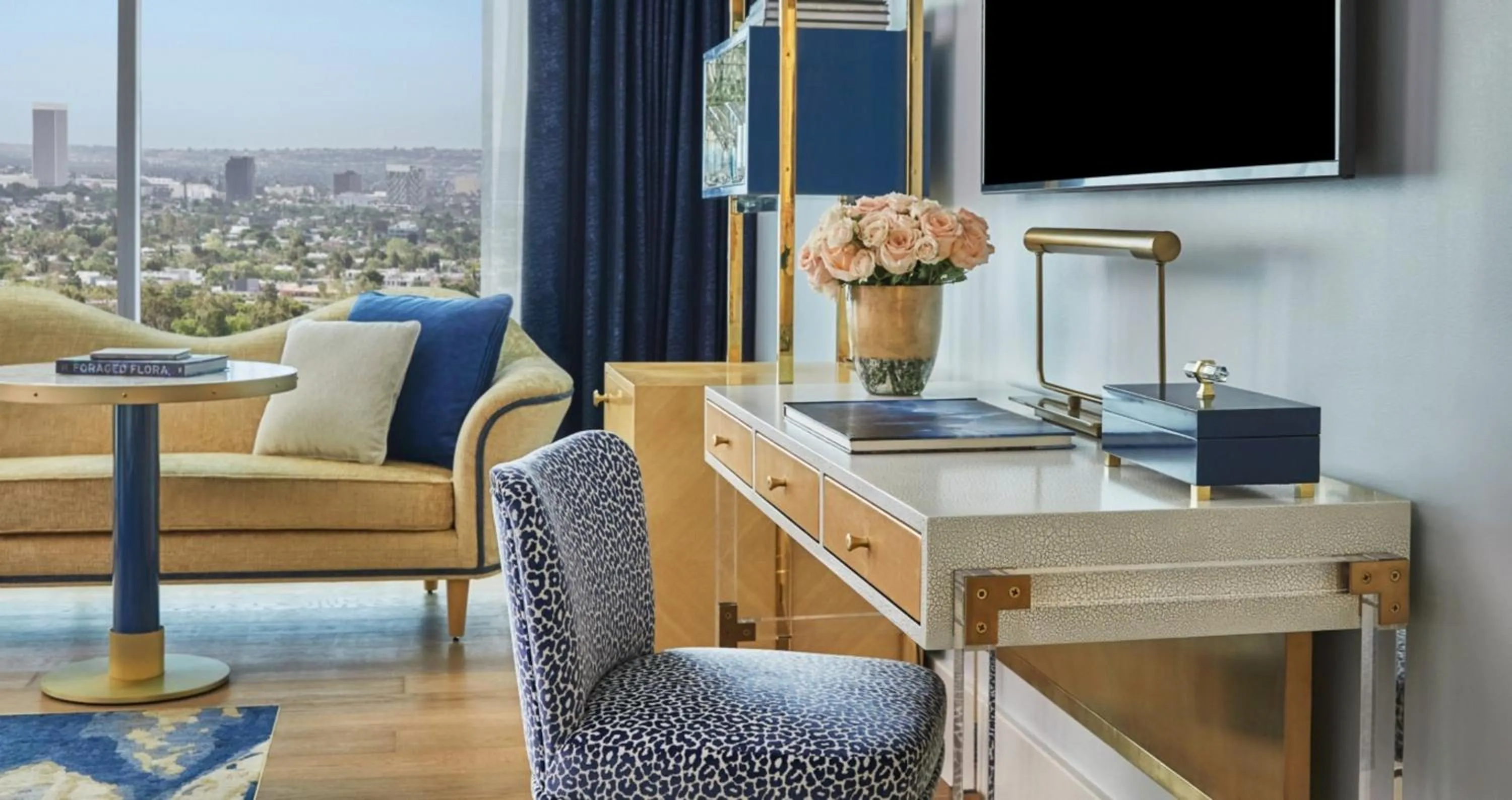 Seating area in The Sun Rose West Hollywood