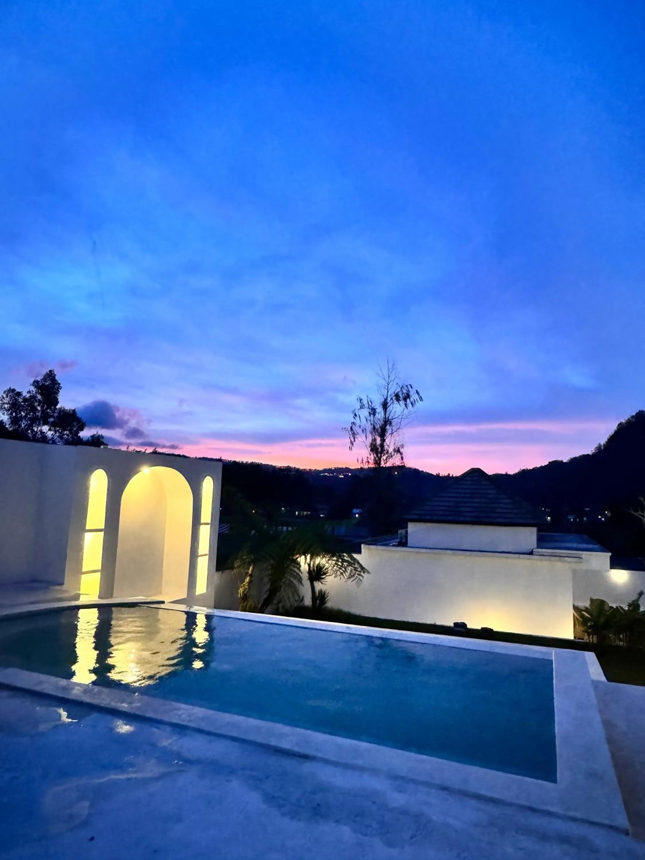 Swimming pool in Volcano Side Kintamani Bali