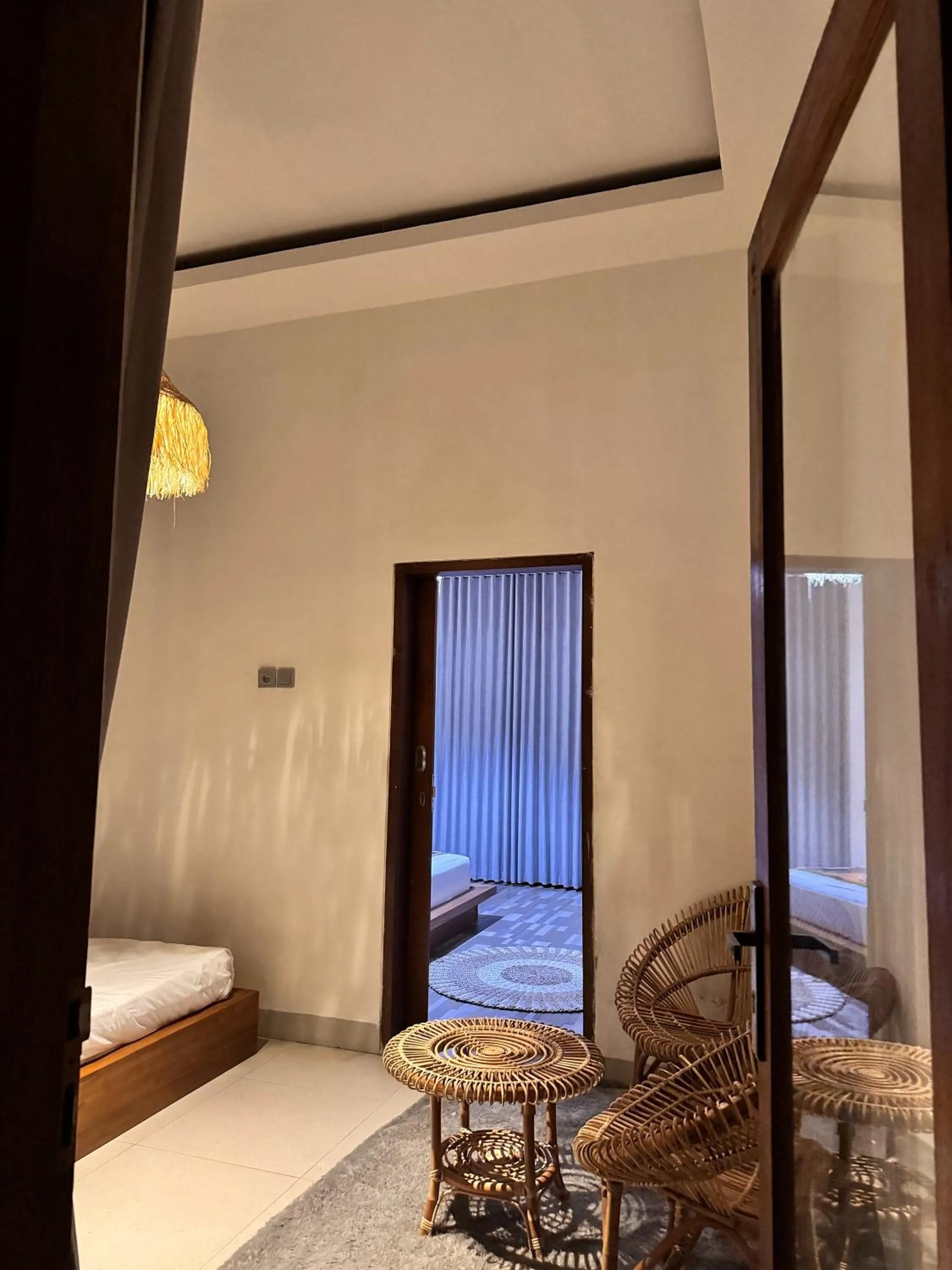 Bedroom, Bed in Volcano Side Kintamani Bali