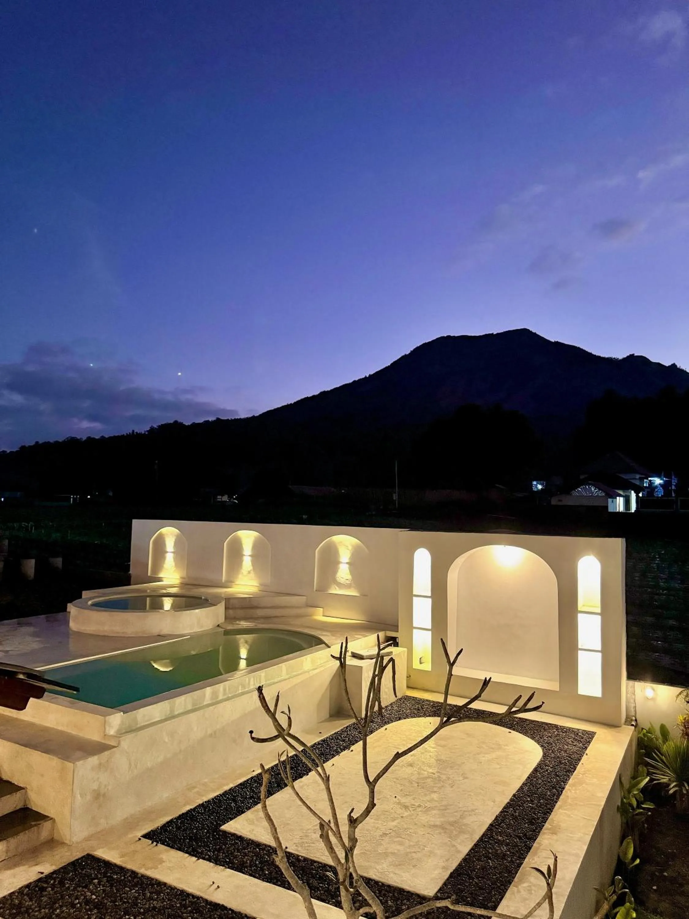 Swimming pool in Volcano Side Kintamani Bali