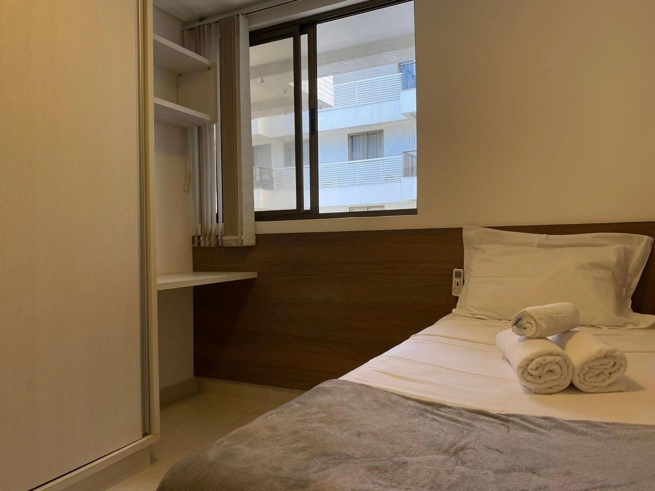 Bedroom, Bed in Bela Hospedagem - Pé na areia no Unique Beach Bessa