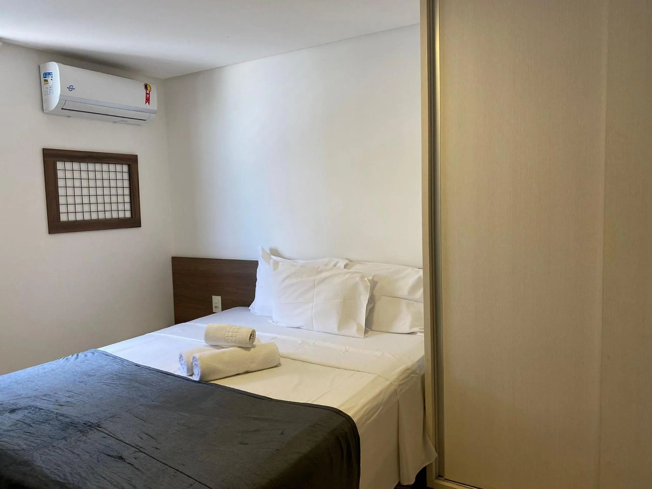 Bedroom, Bed in Bela Hospedagem - Pé na areia no Unique Beach Bessa