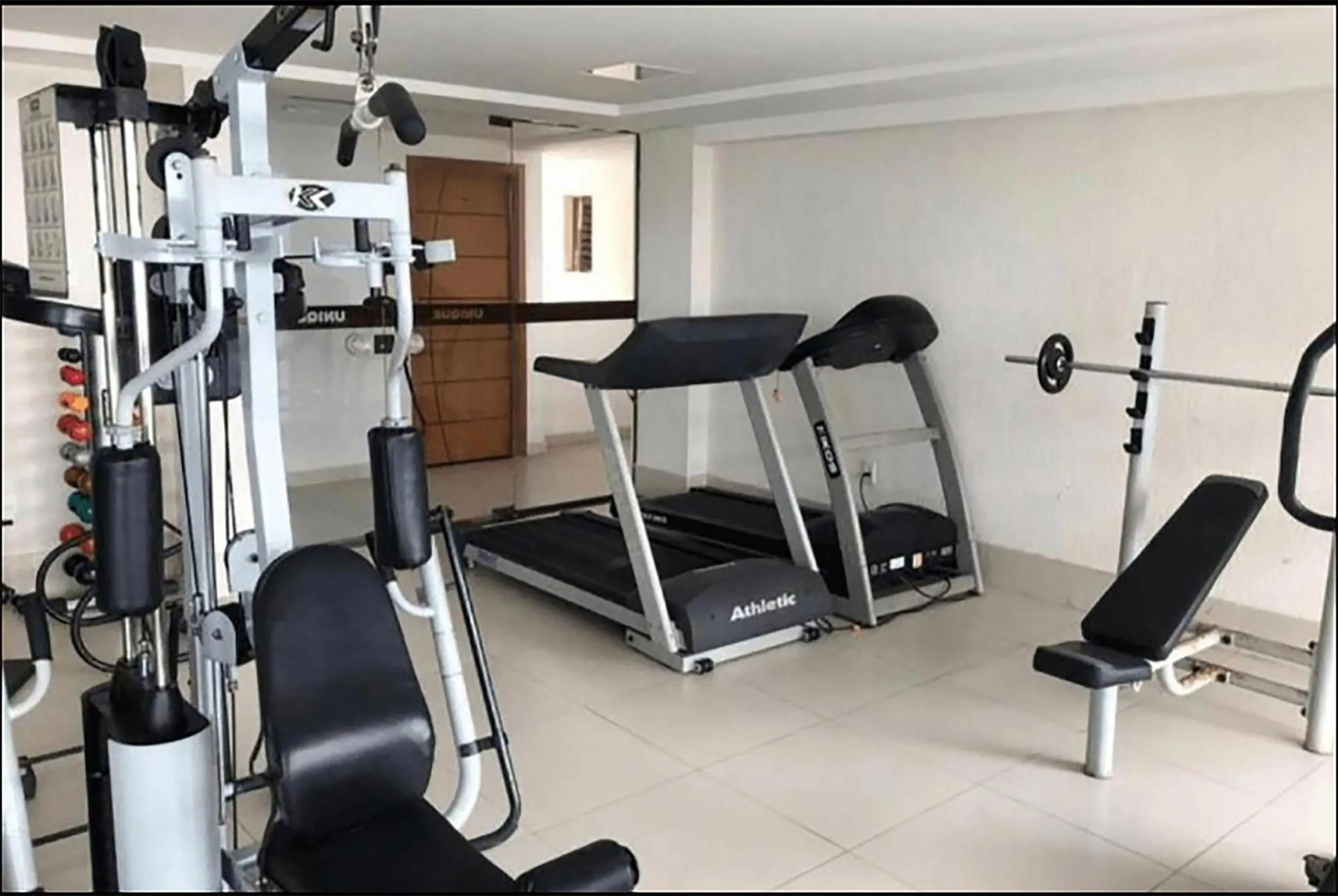 Fitness centre/facilities in Bela Hospedagem - Pé na areia no Unique Beach Bessa