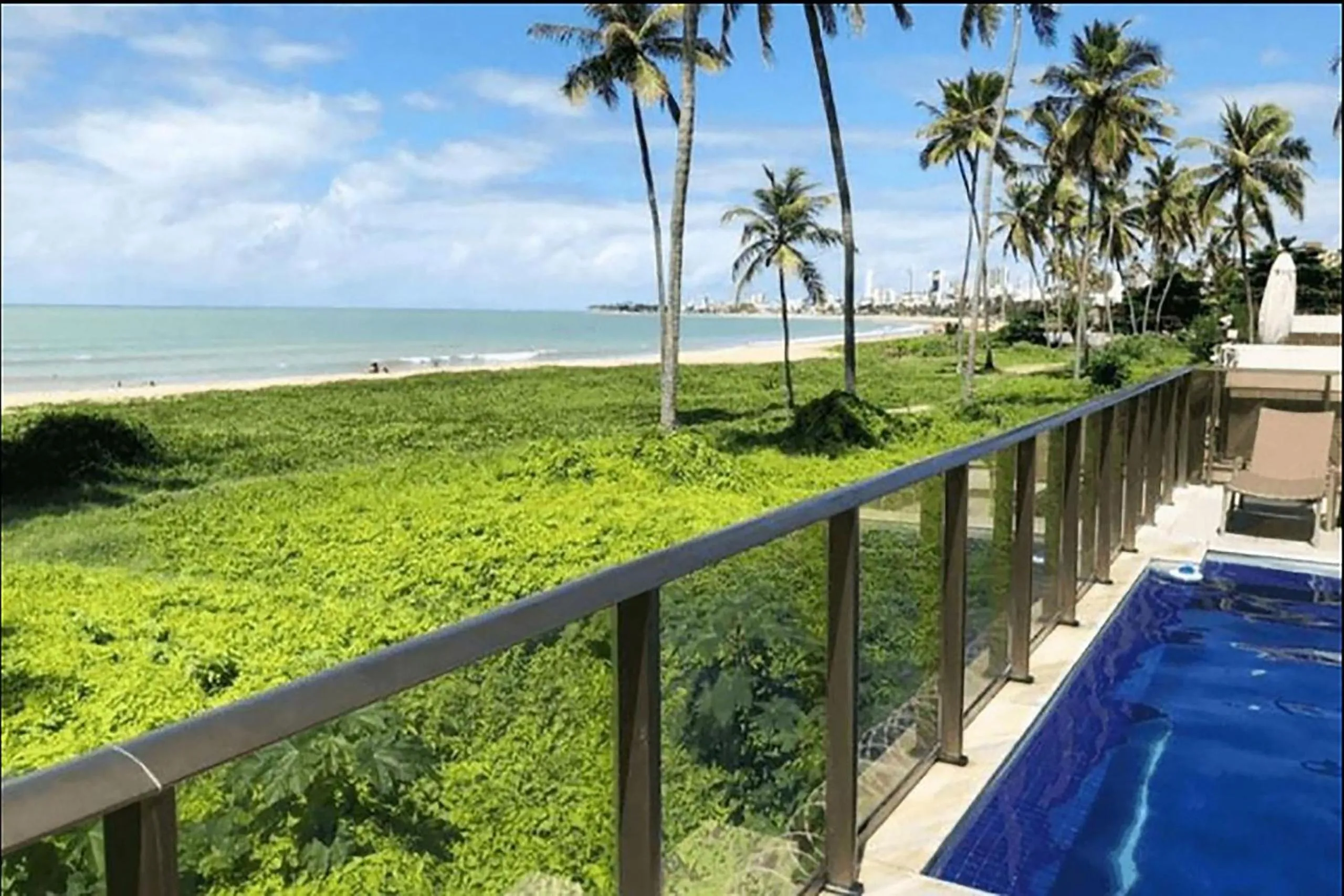 Sea view in Bela Hospedagem - Pé na areia no Unique Beach Bessa