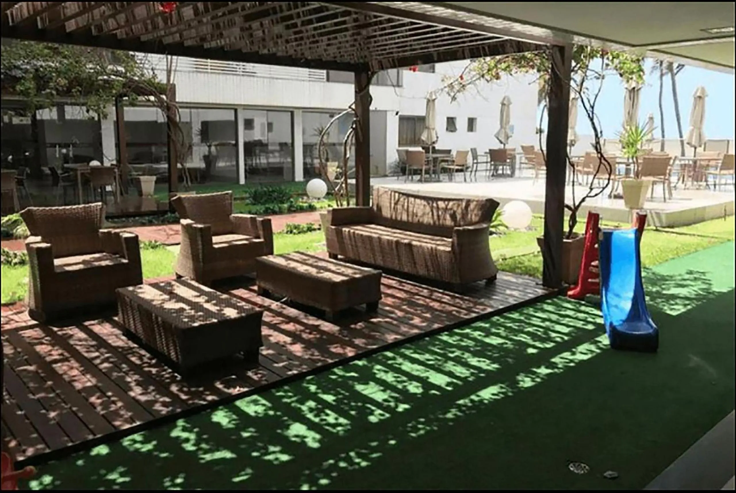 Garden in Bela Hospedagem - Pé na areia no Unique Beach Bessa
