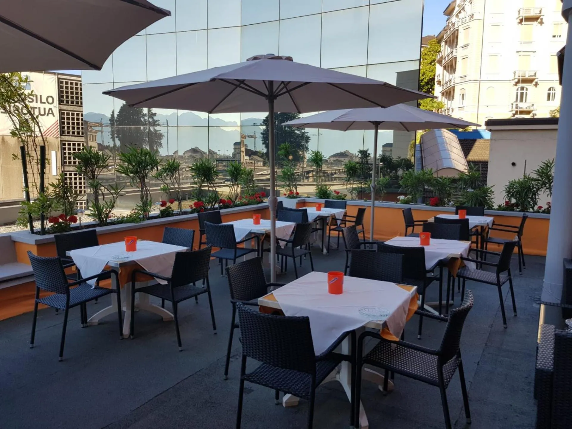 Balcony/Terrace in Hotel Garni Montaldi