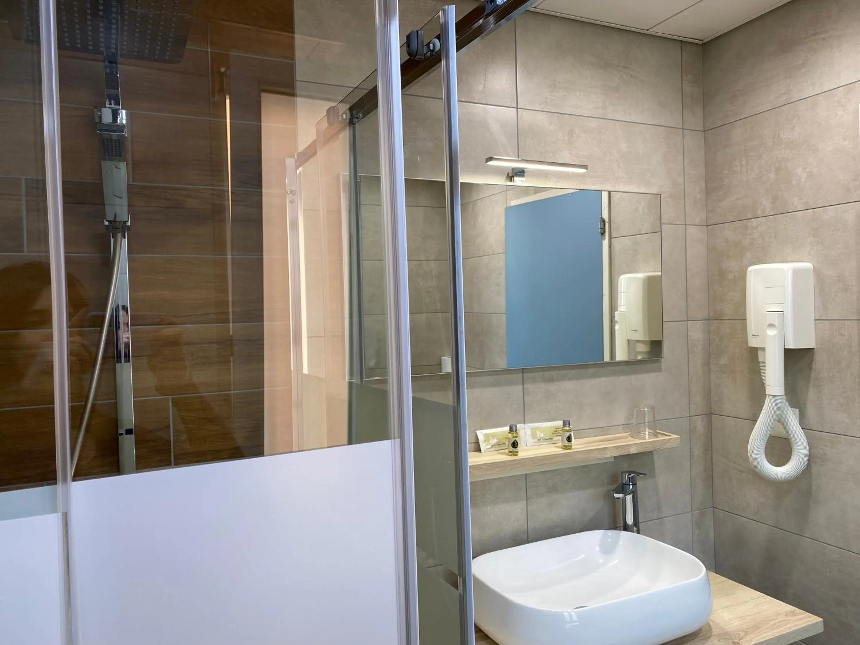 Shower in Hotel Garni Montaldi