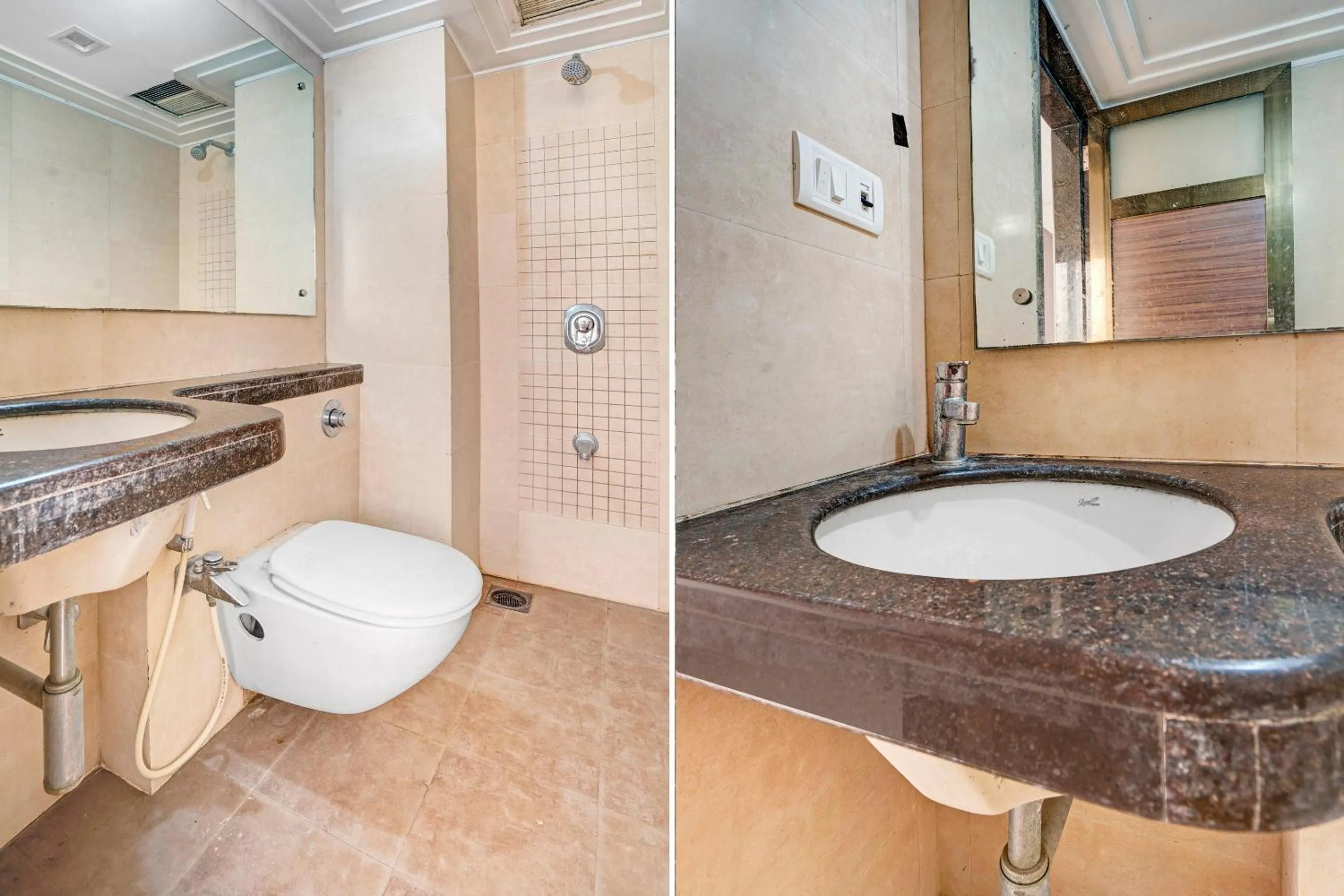 Bathroom in Hotel O Delight Inn Near Andheri Railway Station