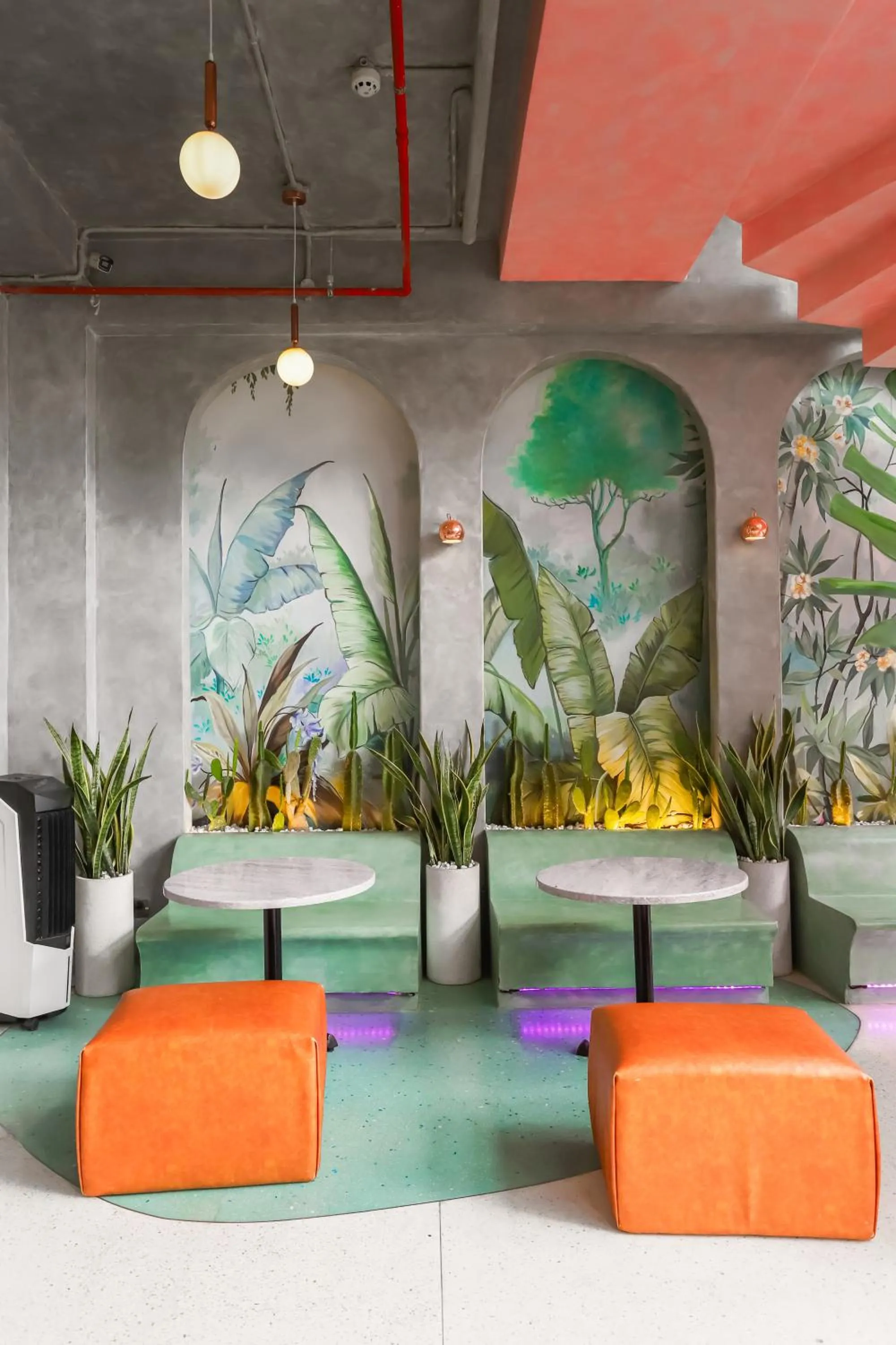 Seating area in HOME Hotel