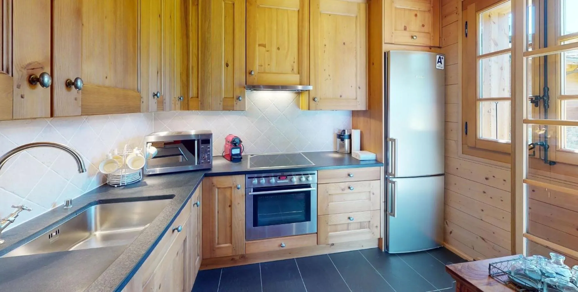 Kitchen or kitchenette in Résidence Cantarella