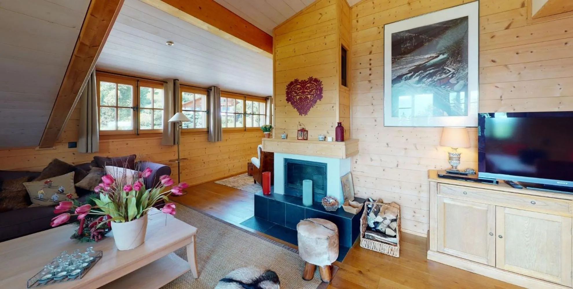 Living room in Résidence Cantarella