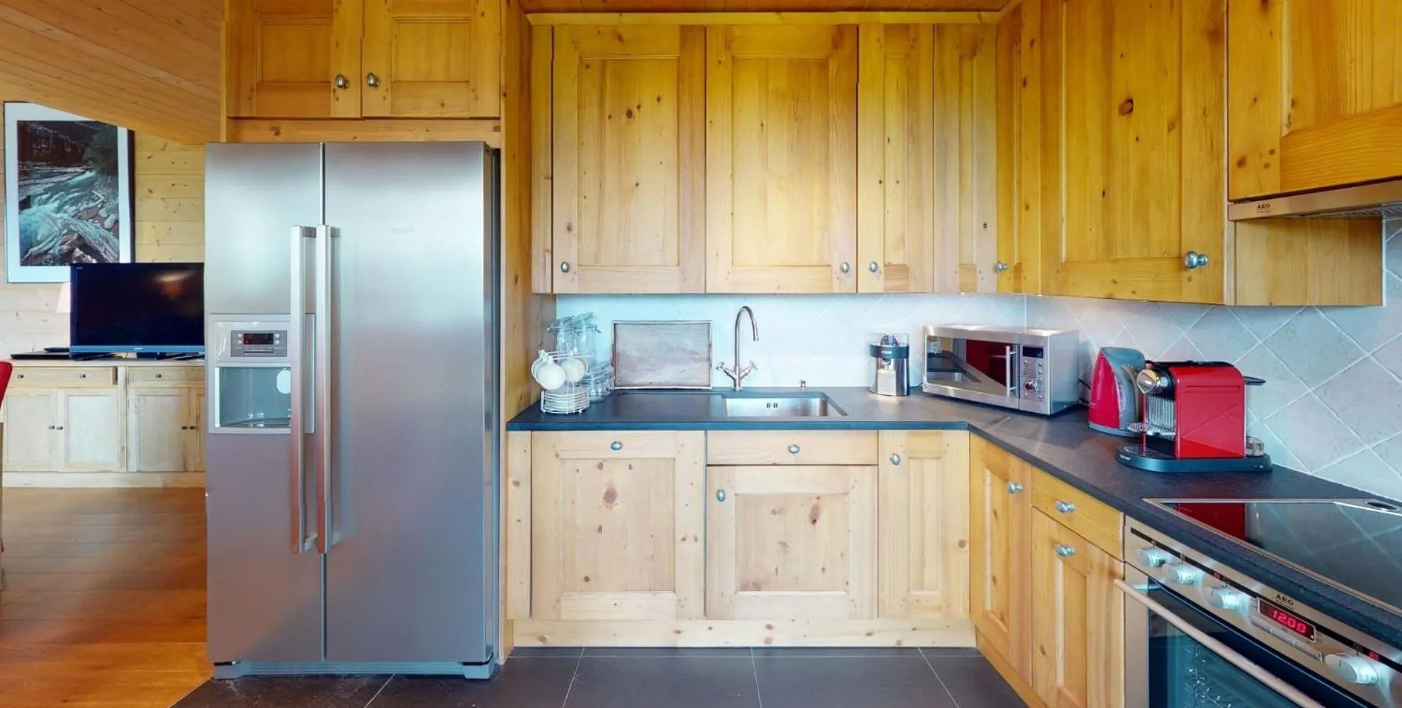 Kitchen or kitchenette in Résidence Cantarella
