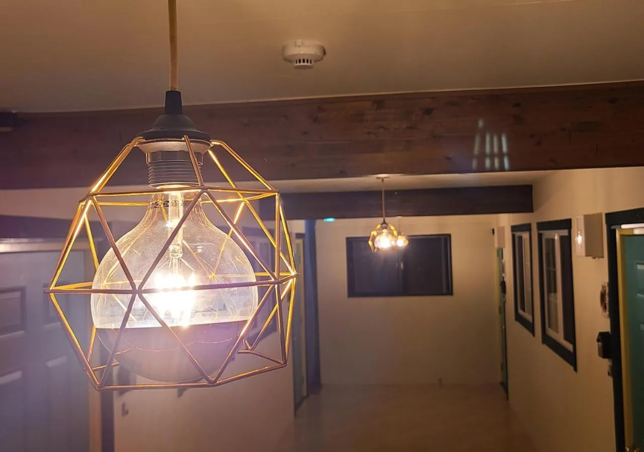 Decorative detail in Bluebird Hotel