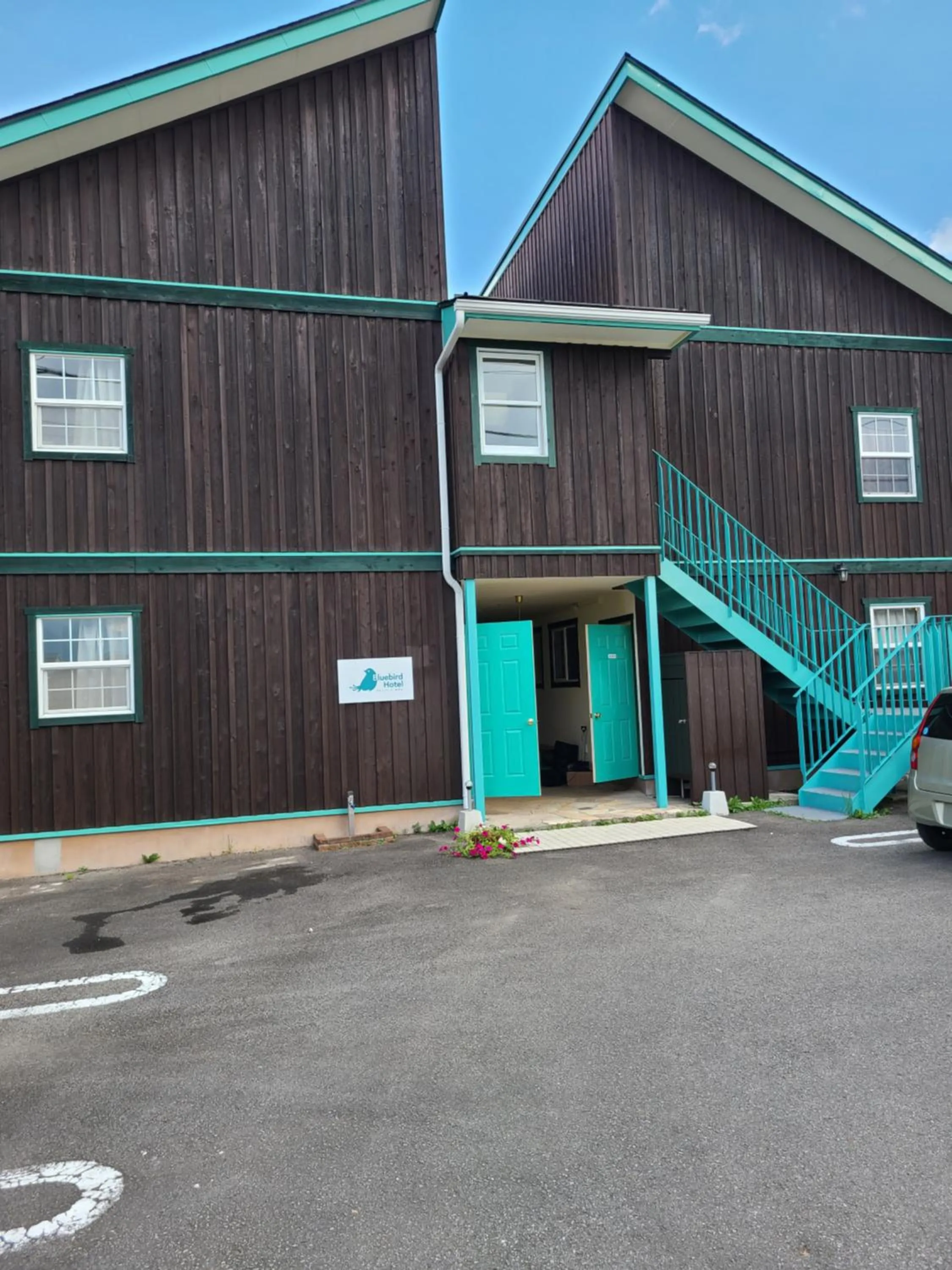 Property building in Bluebird Hotel