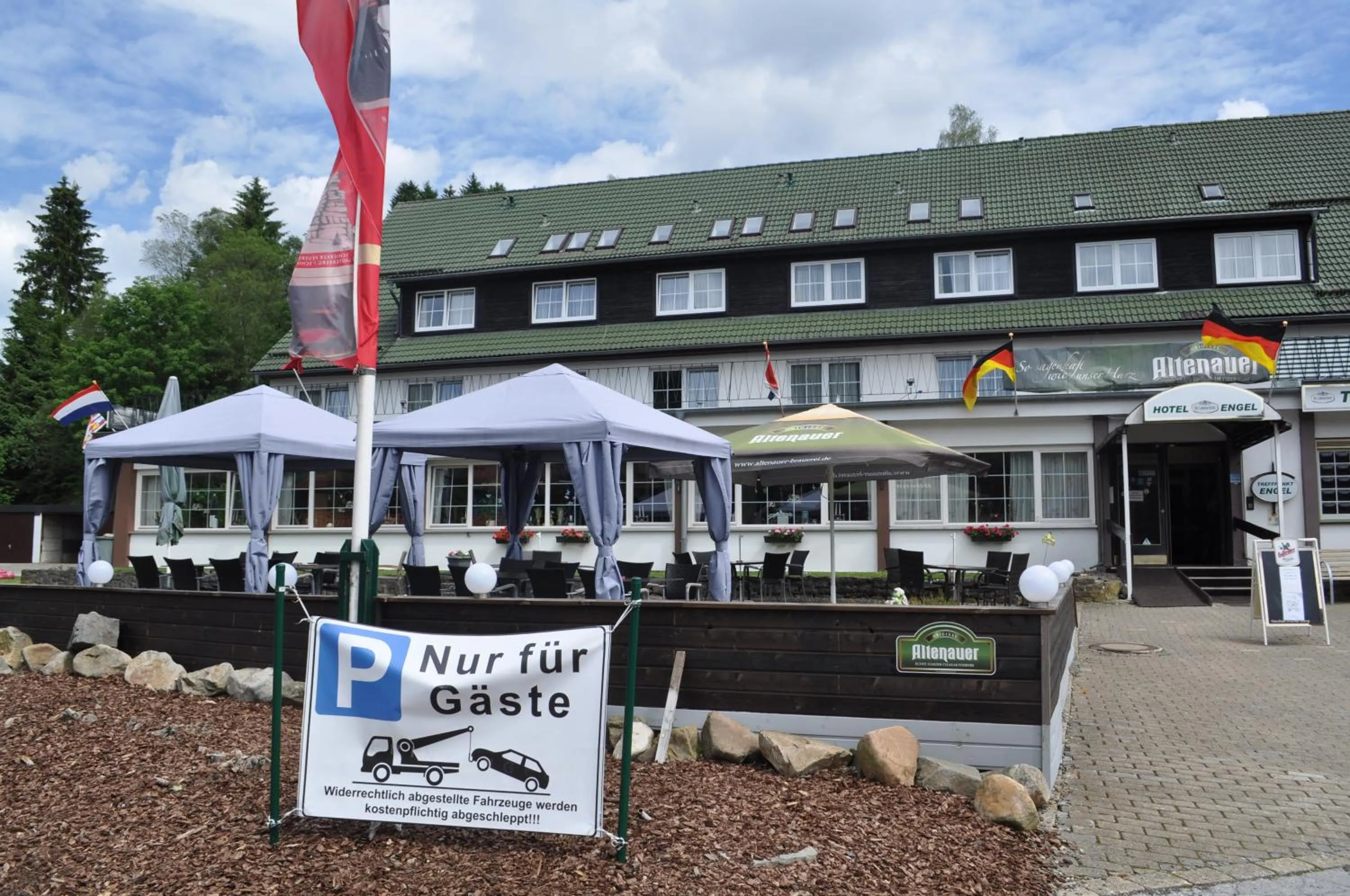 Bird's eye view in Hotel Engel Altenau