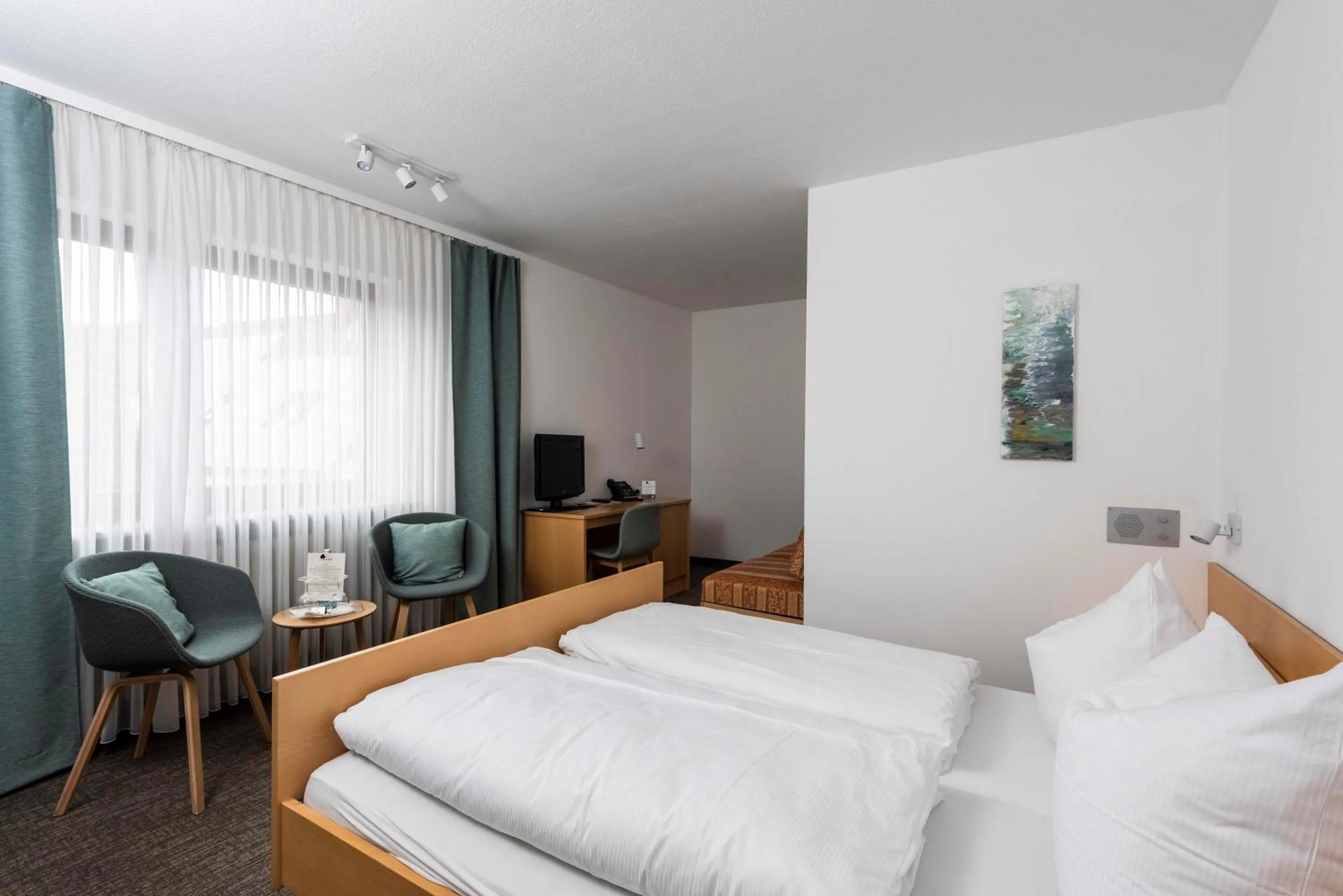 Bed in Hotel Lindenhof Hubmersberg