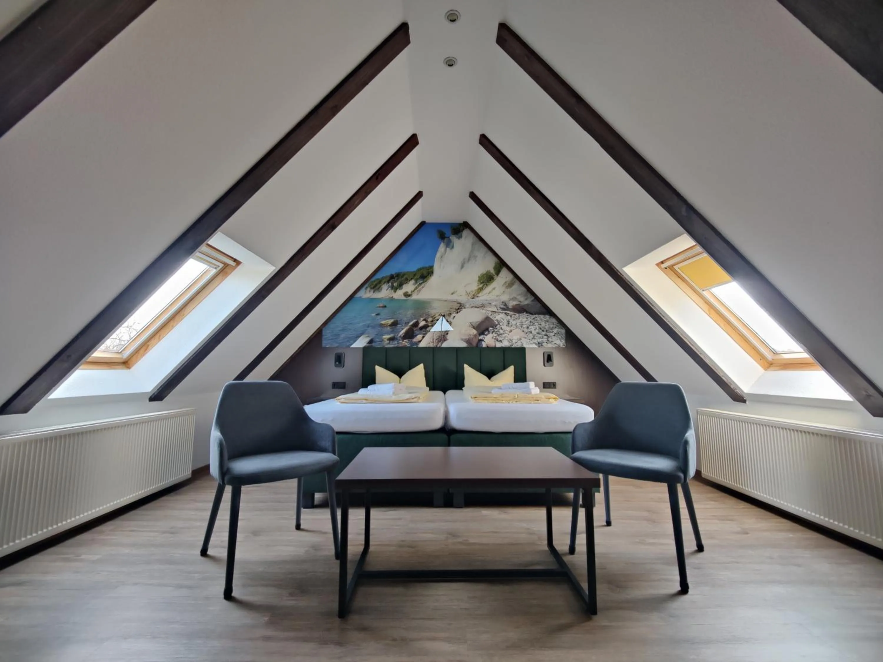 Bed in Hotel Stettiner Hof