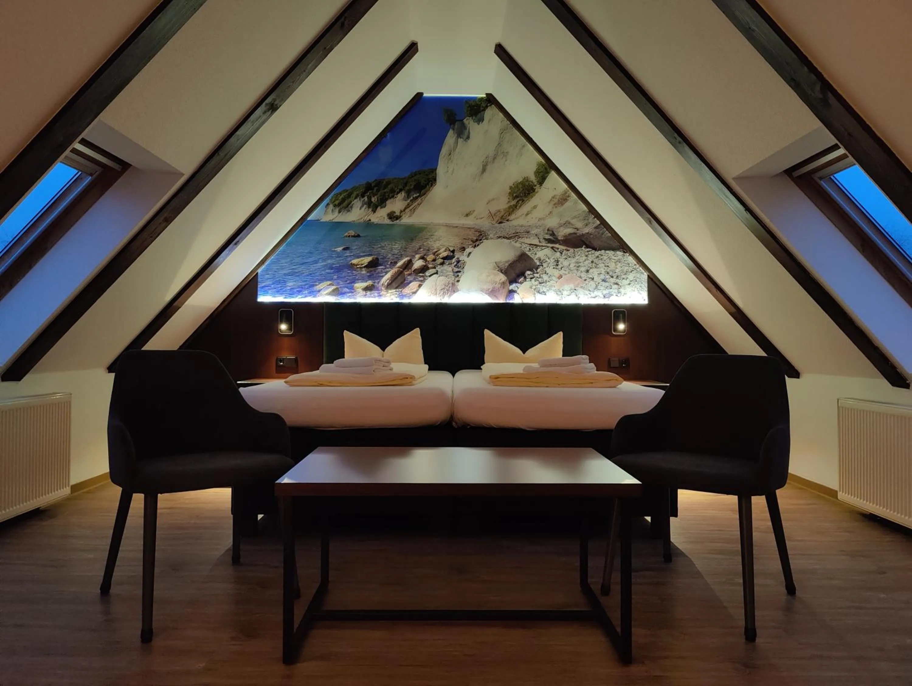 Bed in Hotel Stettiner Hof