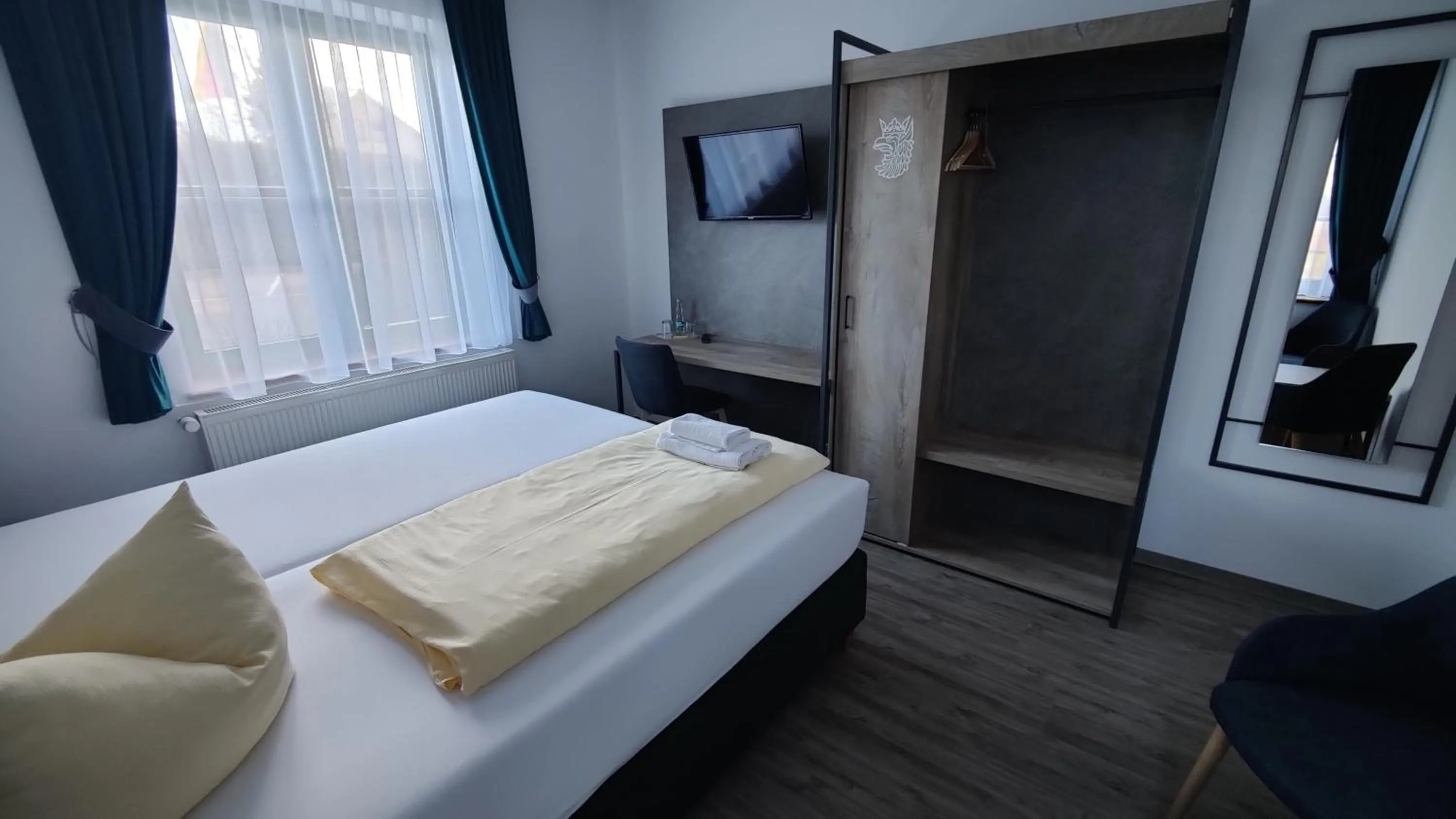 Bed in Hotel Stettiner Hof