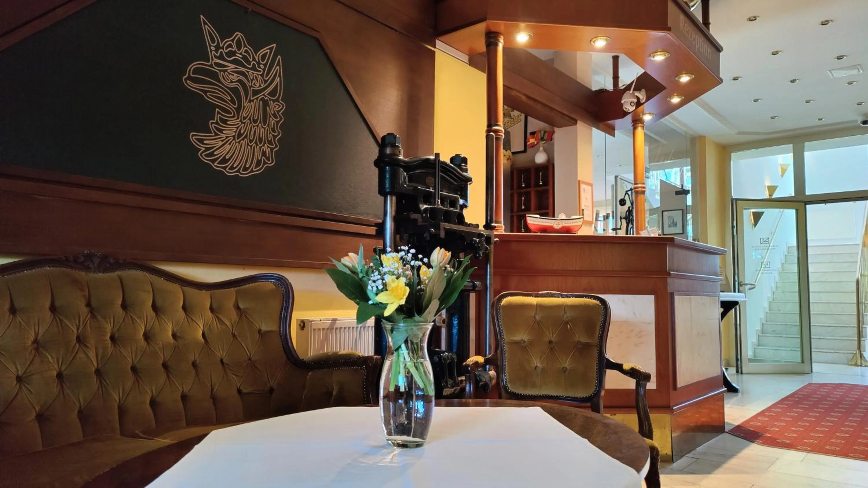 Lobby or reception in Hotel Stettiner Hof