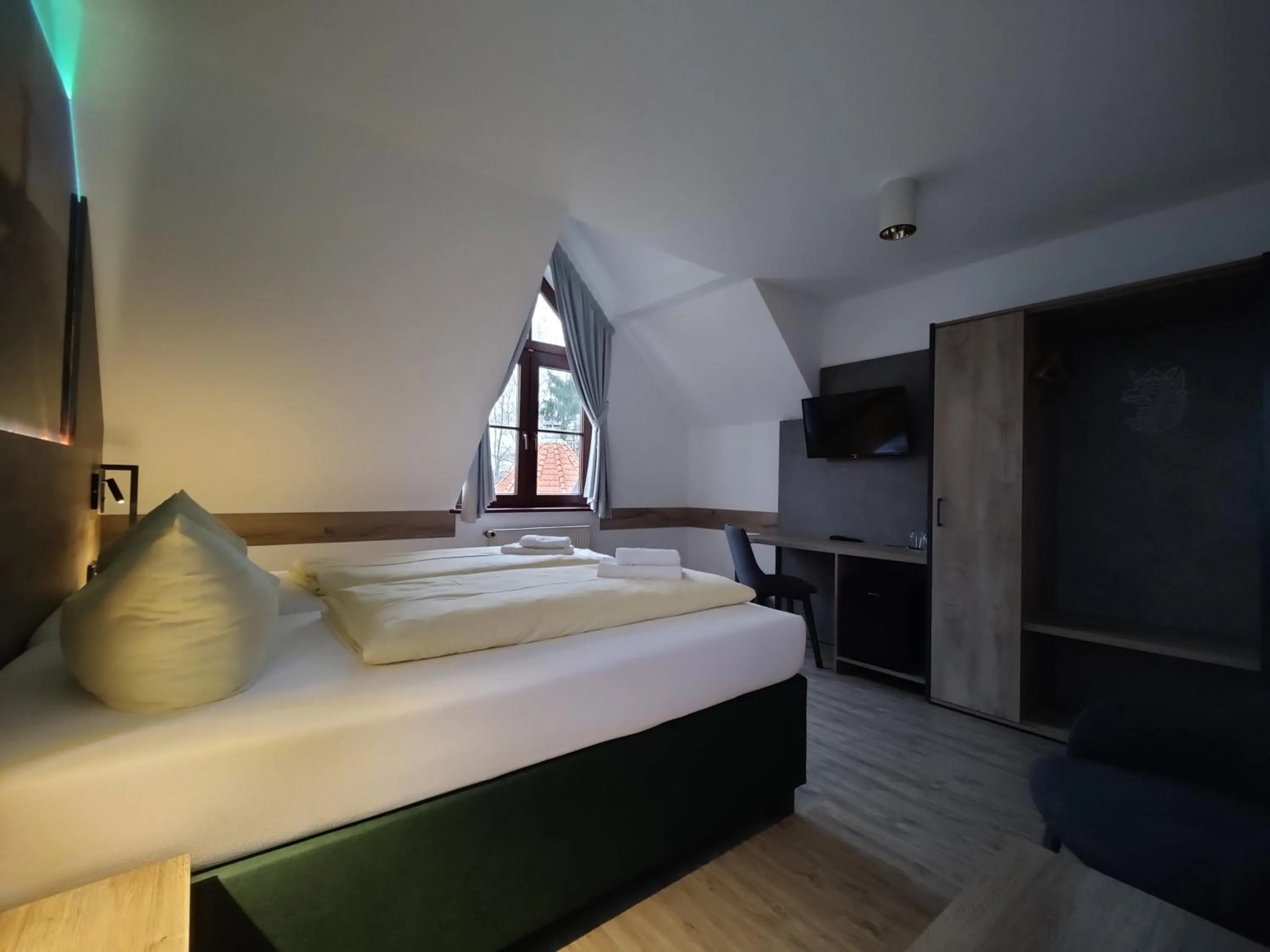 Bed in Hotel Stettiner Hof