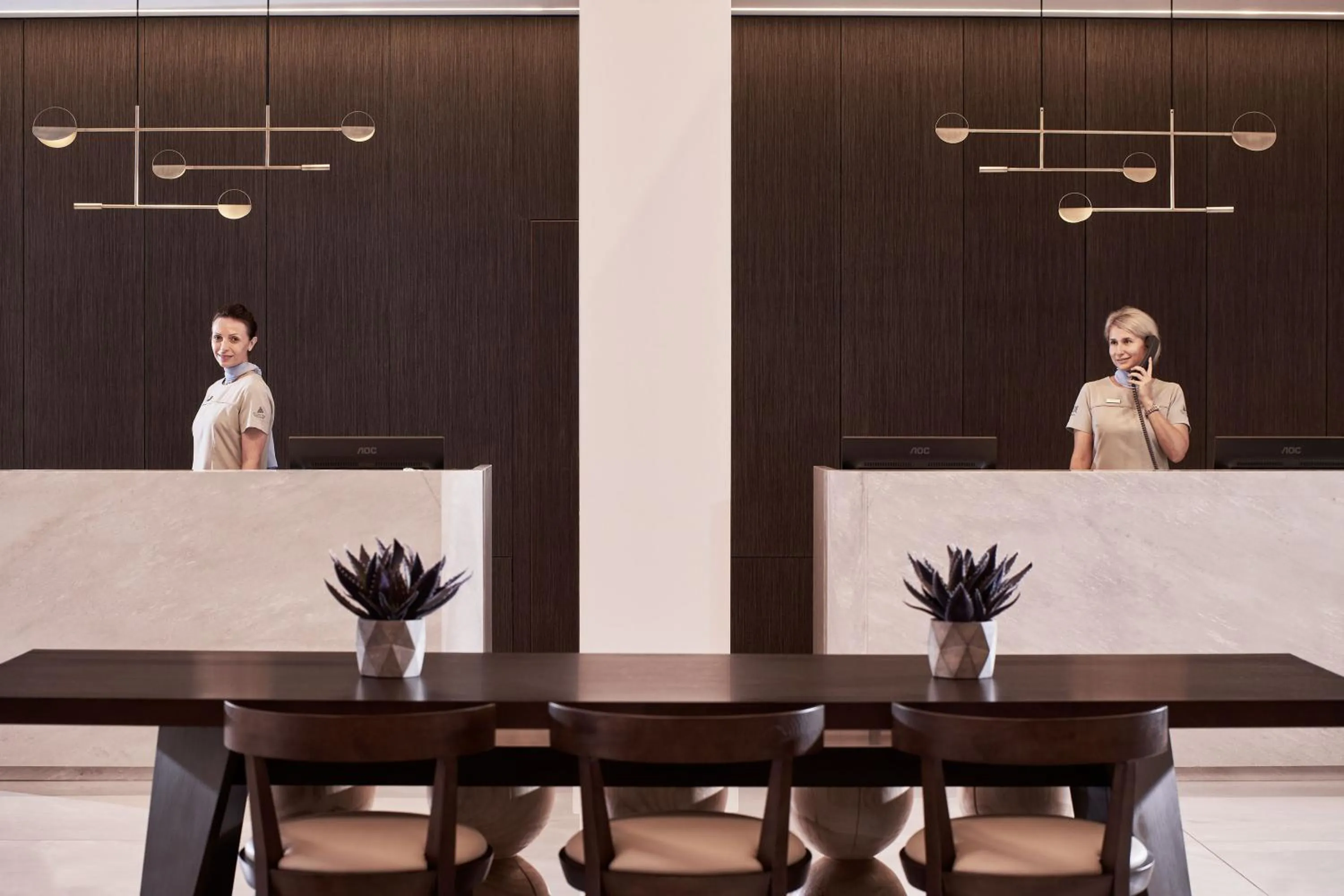 Lobby or reception in Atlantica Mare Village Paphos