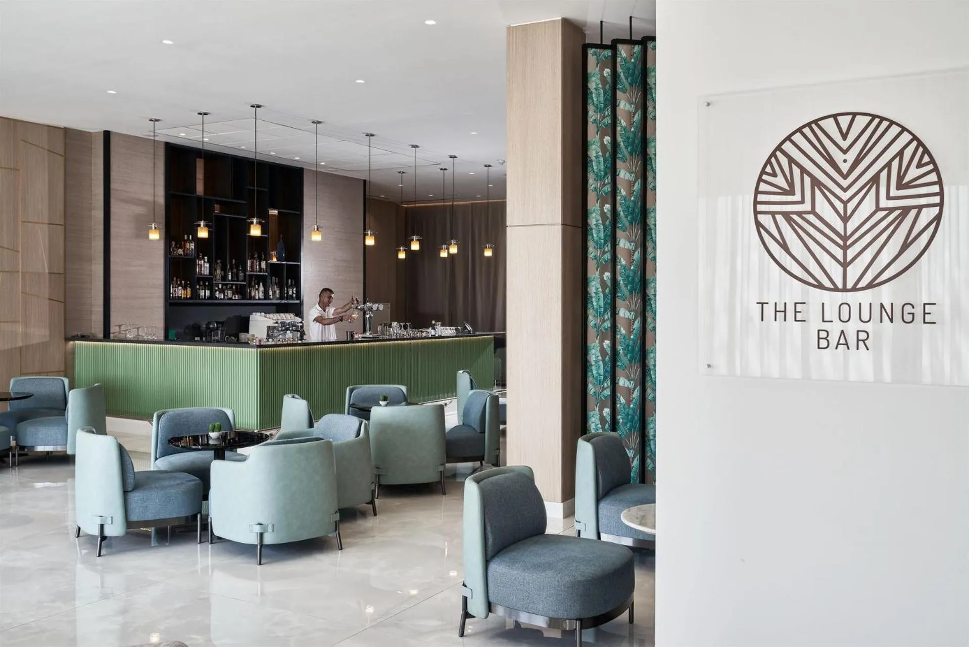 Lounge or bar in Atlantica Mare Village Paphos