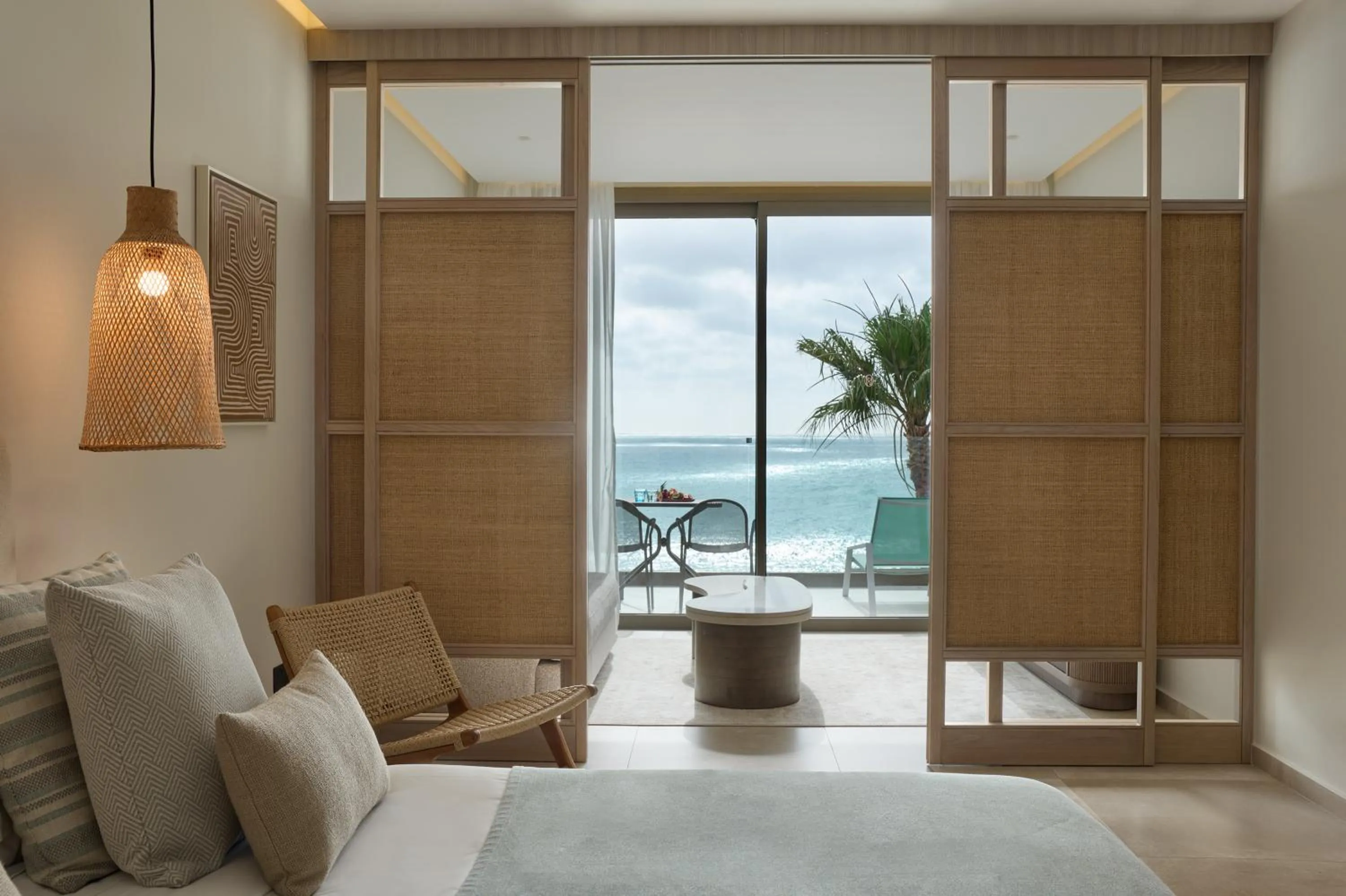 View (from property/room), Bed in Mare Paphos