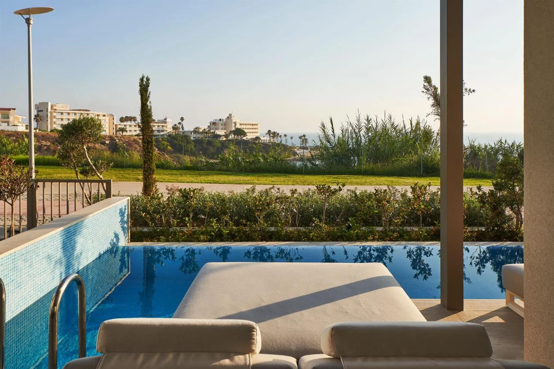 Balcony/Terrace in Atlantica Mare Village Paphos