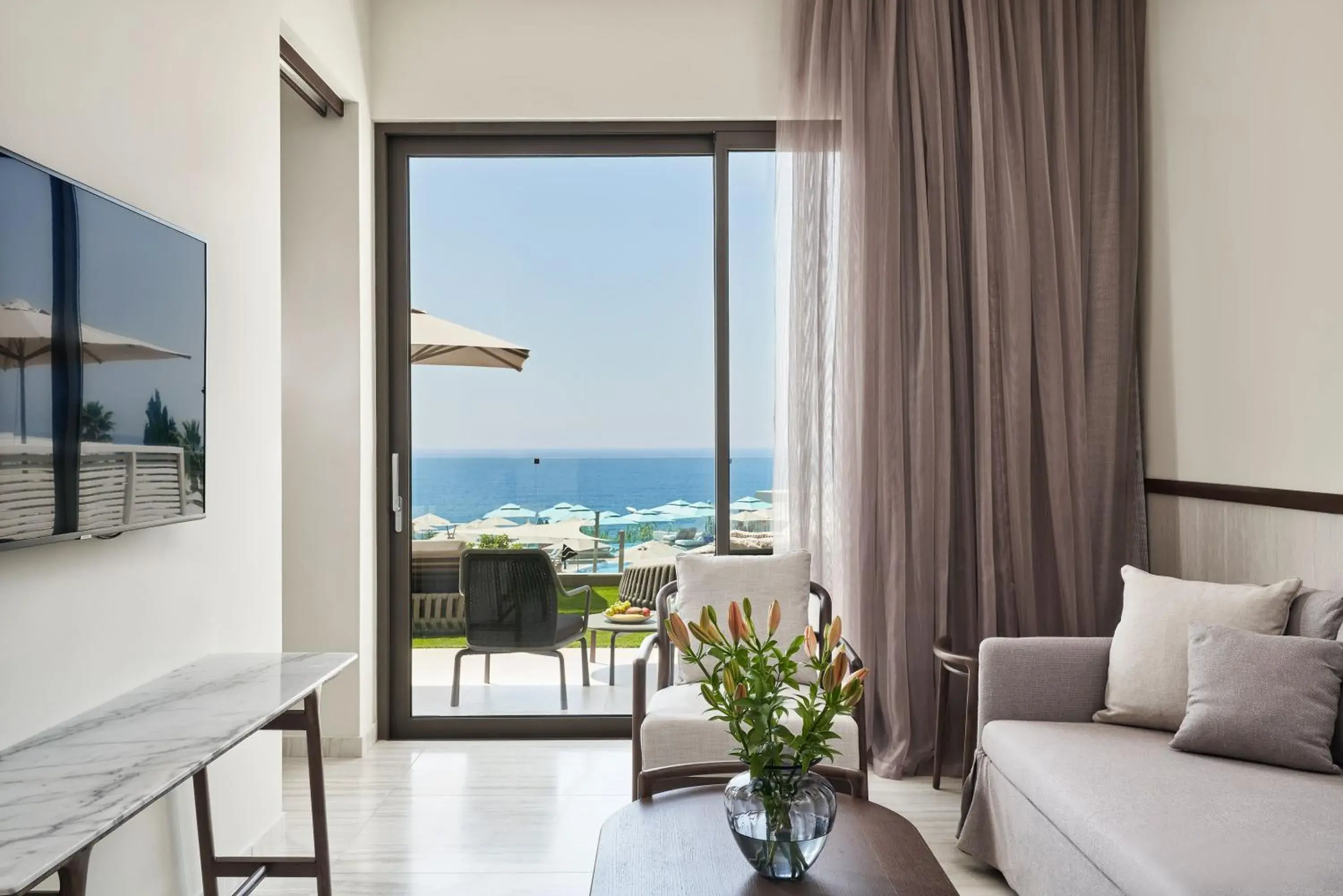 Sea view in Atlantica Mare Village Paphos Sea view in Atlantica Mare Village Paphos