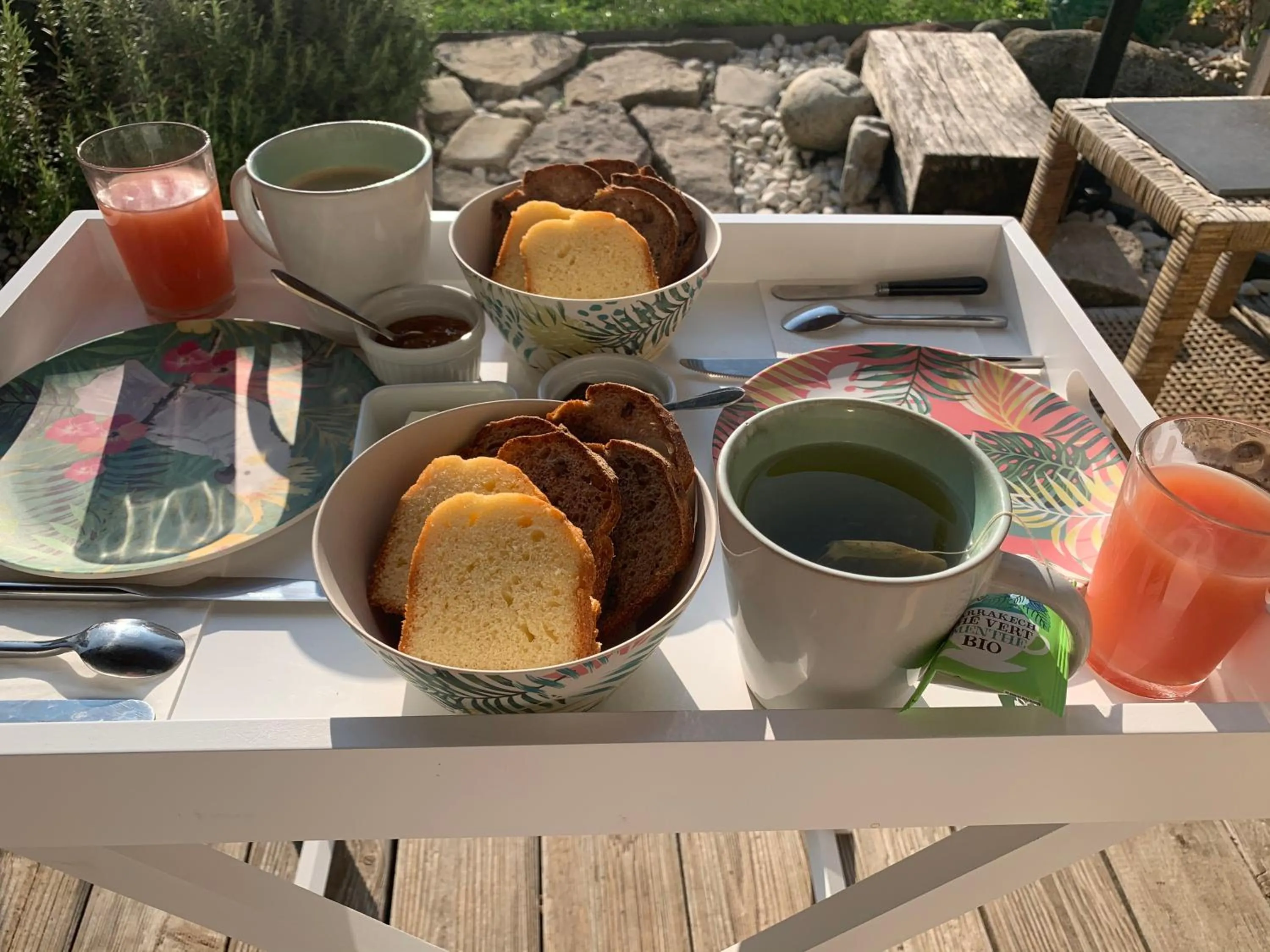 Food and drinks in Chambre en Drôme Tropicale