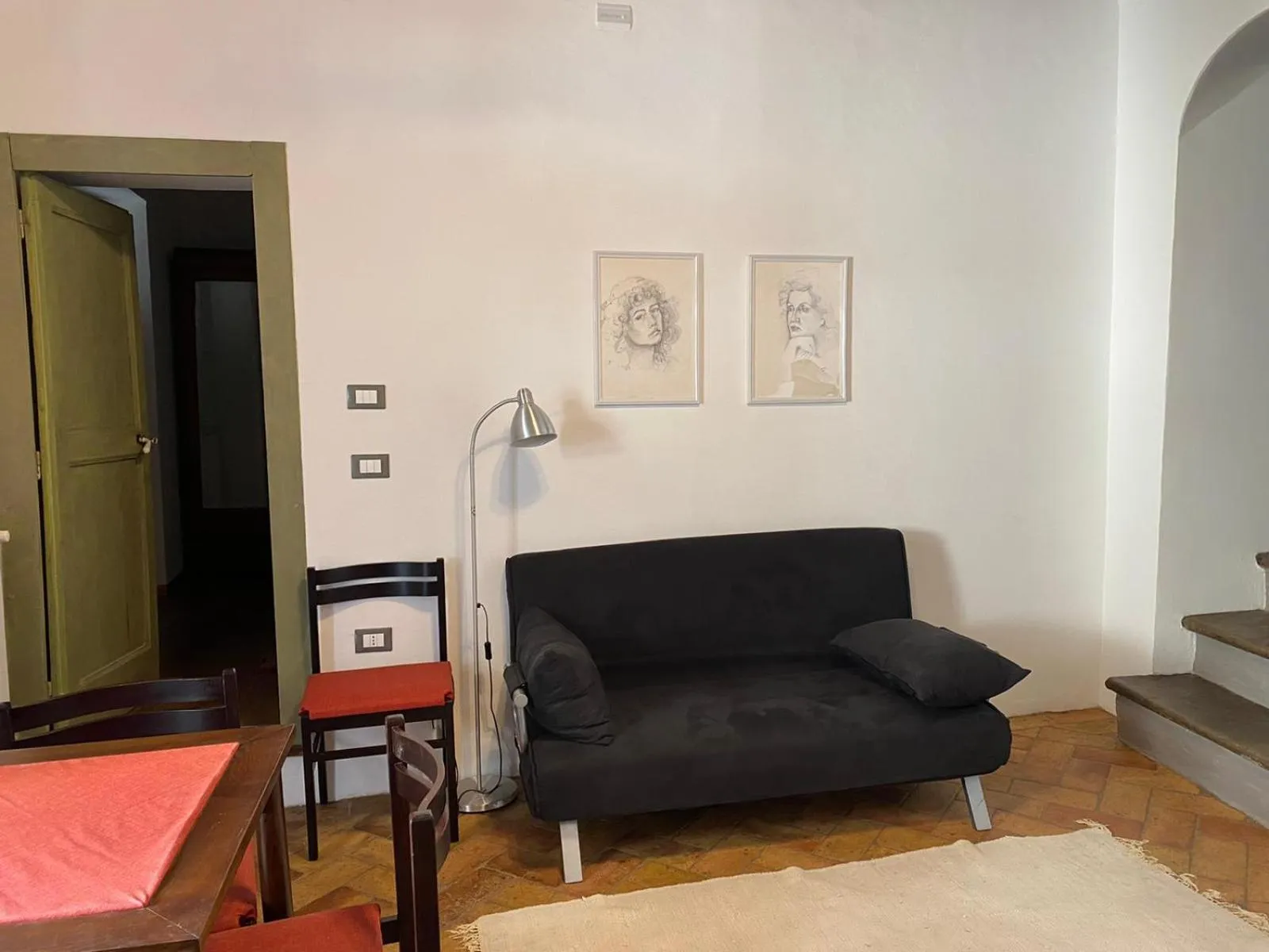 Communal lounge/ TV room in B&B Donna Livia