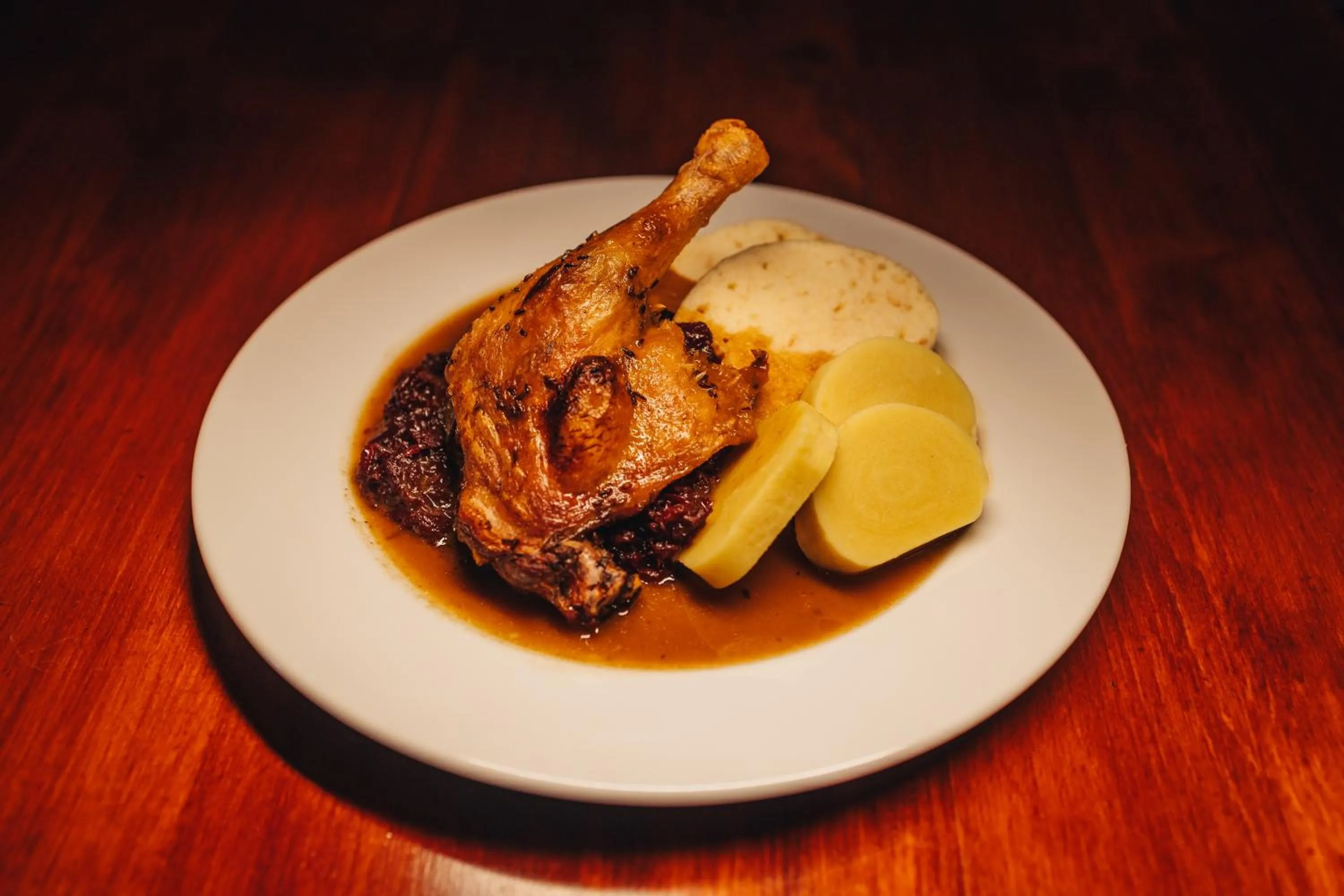 Food close-up in Hotel U Valdické brány