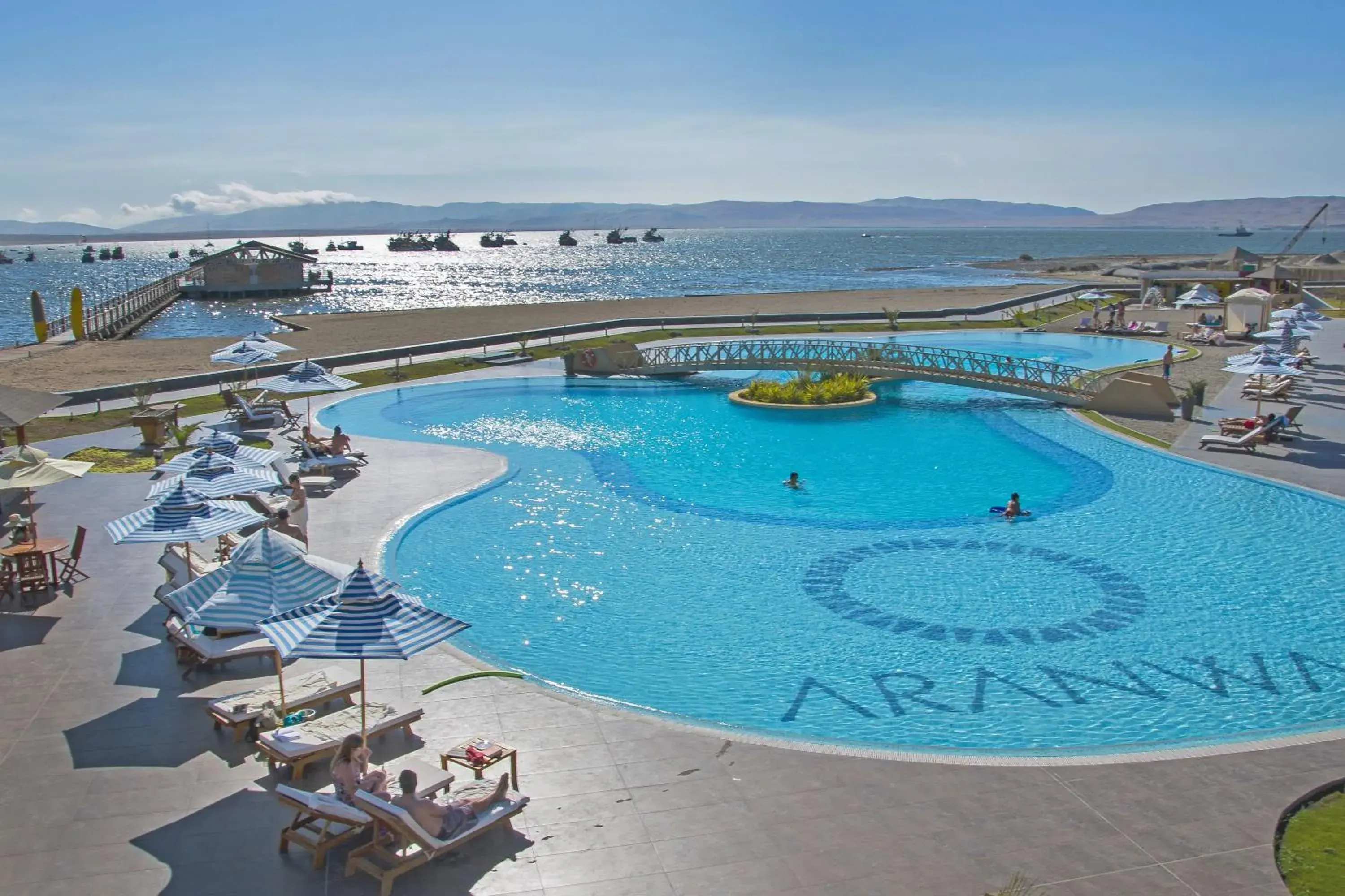 Swimming pool in Aranwa Paracas Resort & Spa Swimming pool in Aranwa Paracas Resort & Spa
