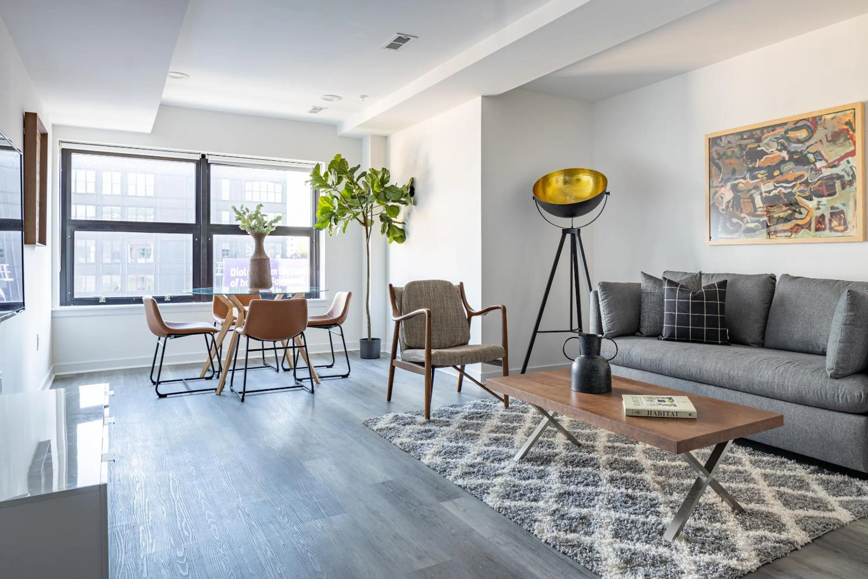 Living room in Sonder 655 Lofts