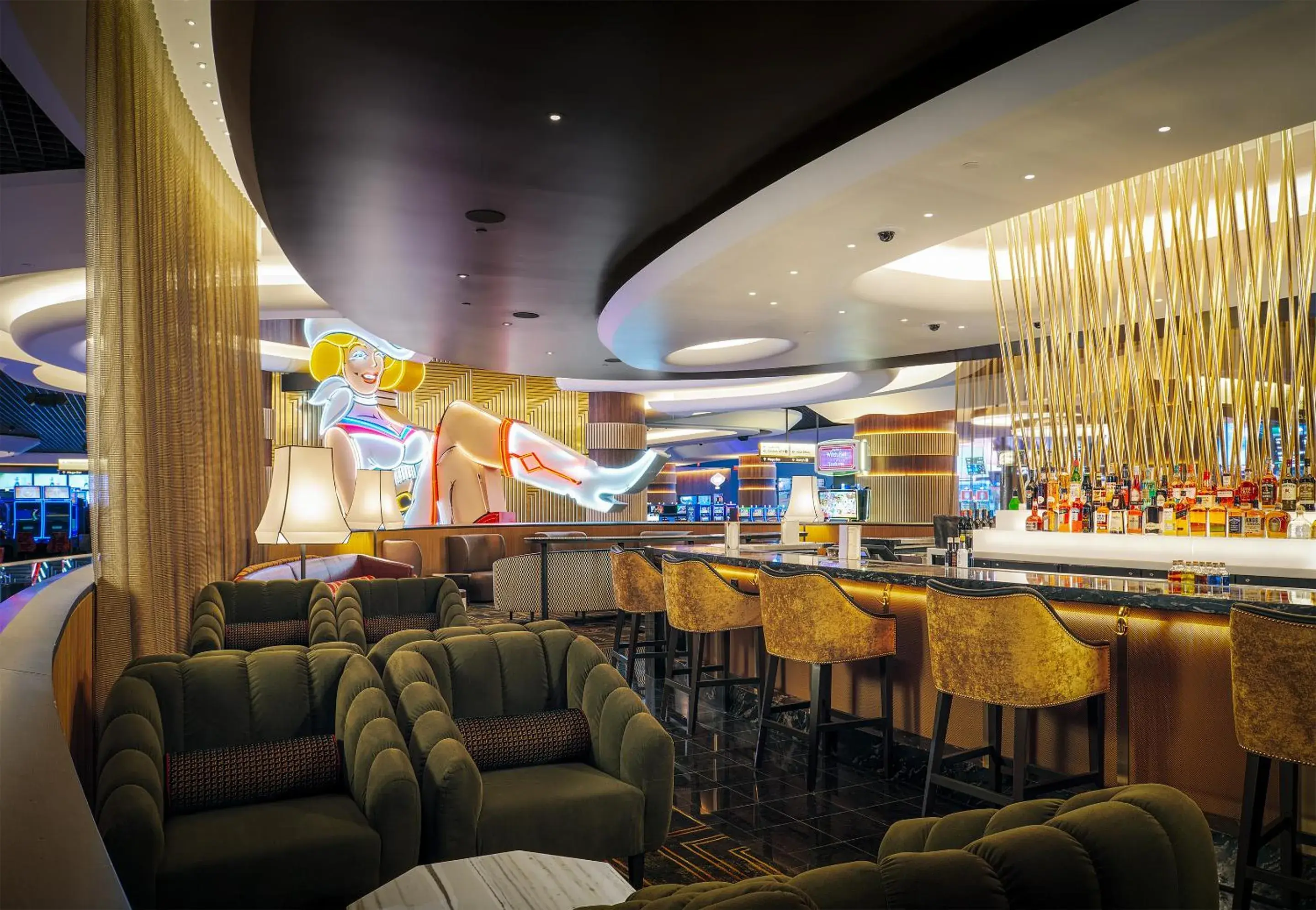 Lounge or bar in Circa Resort & Casino - Adults Only Lounge or bar in Circa Resort & Casino - Adults Only