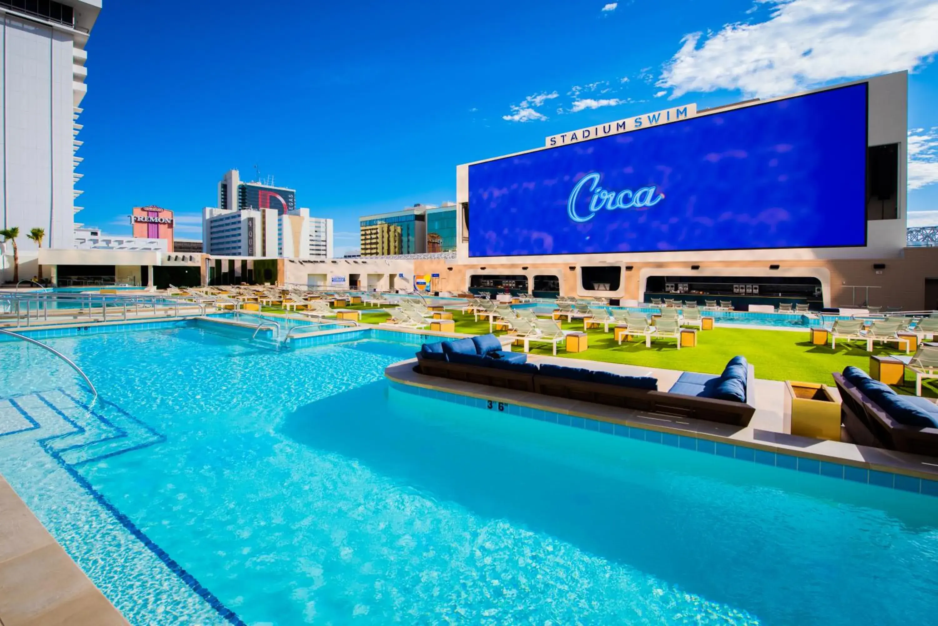 Swimming pool in Circa Resort & Casino - Adults Only Swimming pool in Circa Resort & Casino - Adults Only
