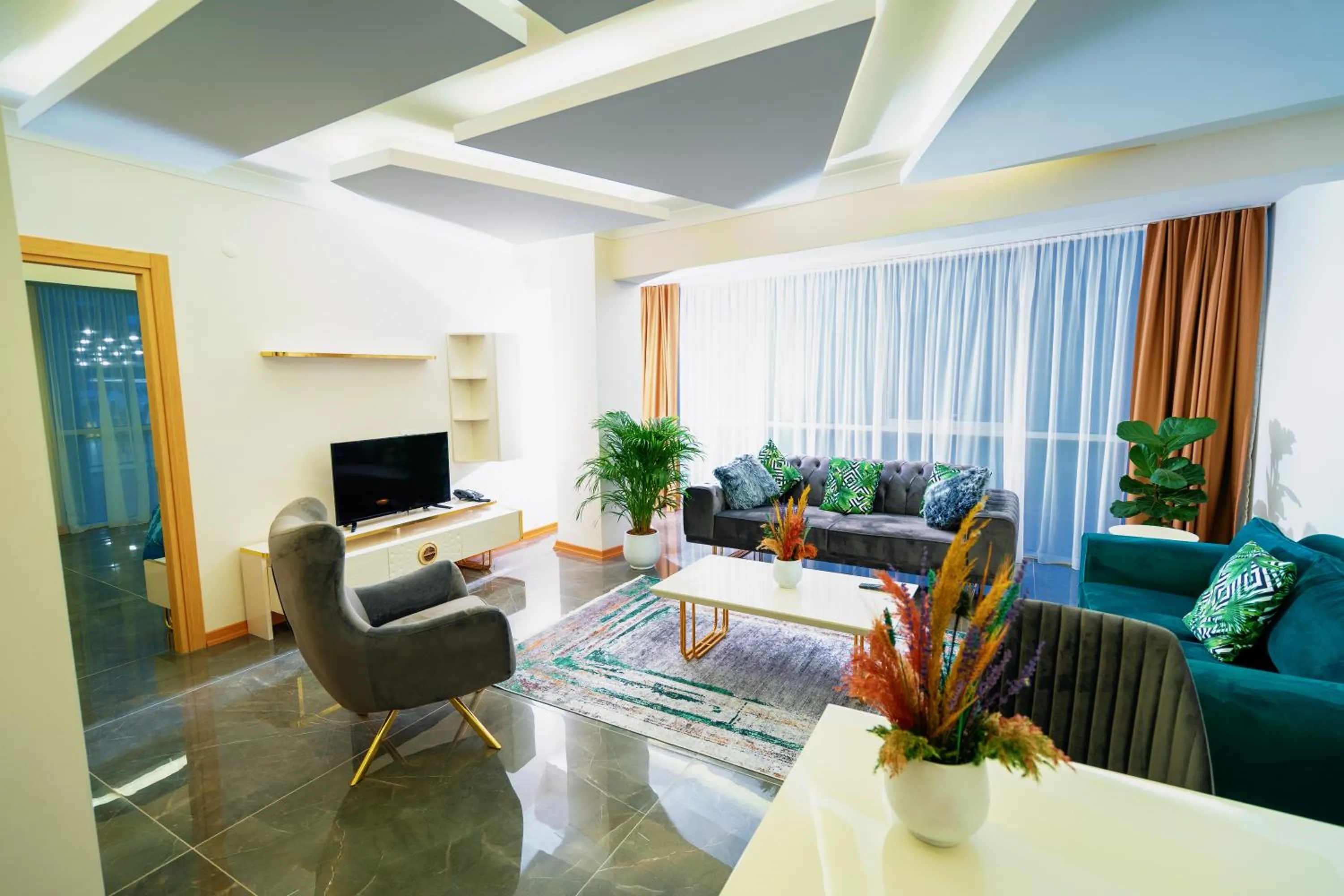 Living room in Continent Luxury Suites Sakarya