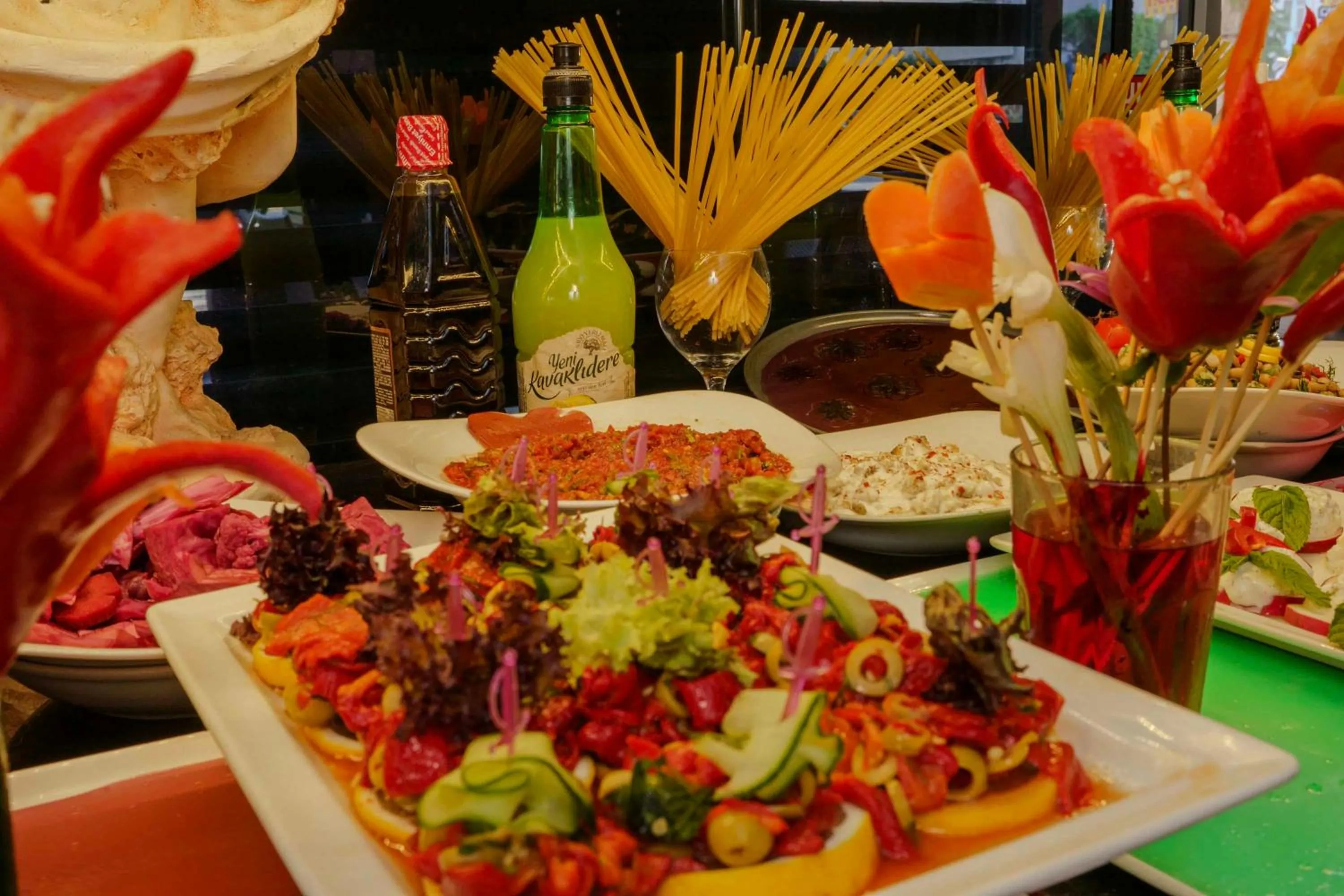 Dinner in Kleopatra blue hawai hotel