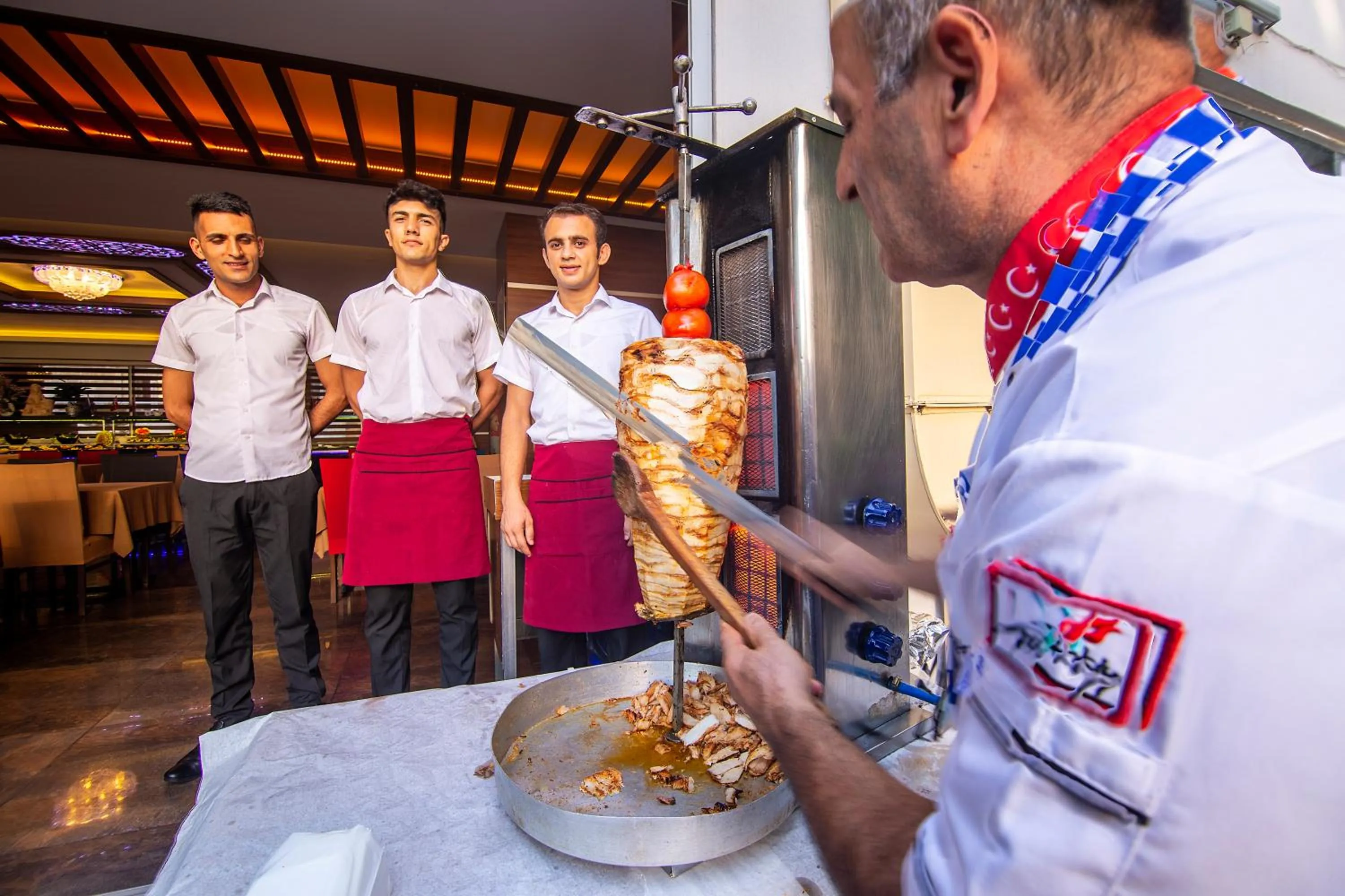 Dinner in Kleopatra blue hawai hotel