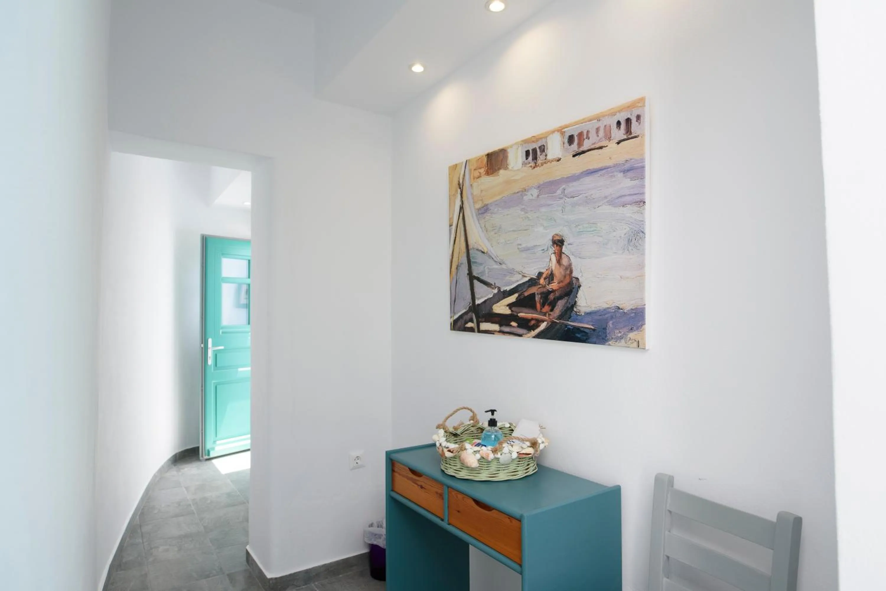 Facade/entrance in Porto Katapola Pension