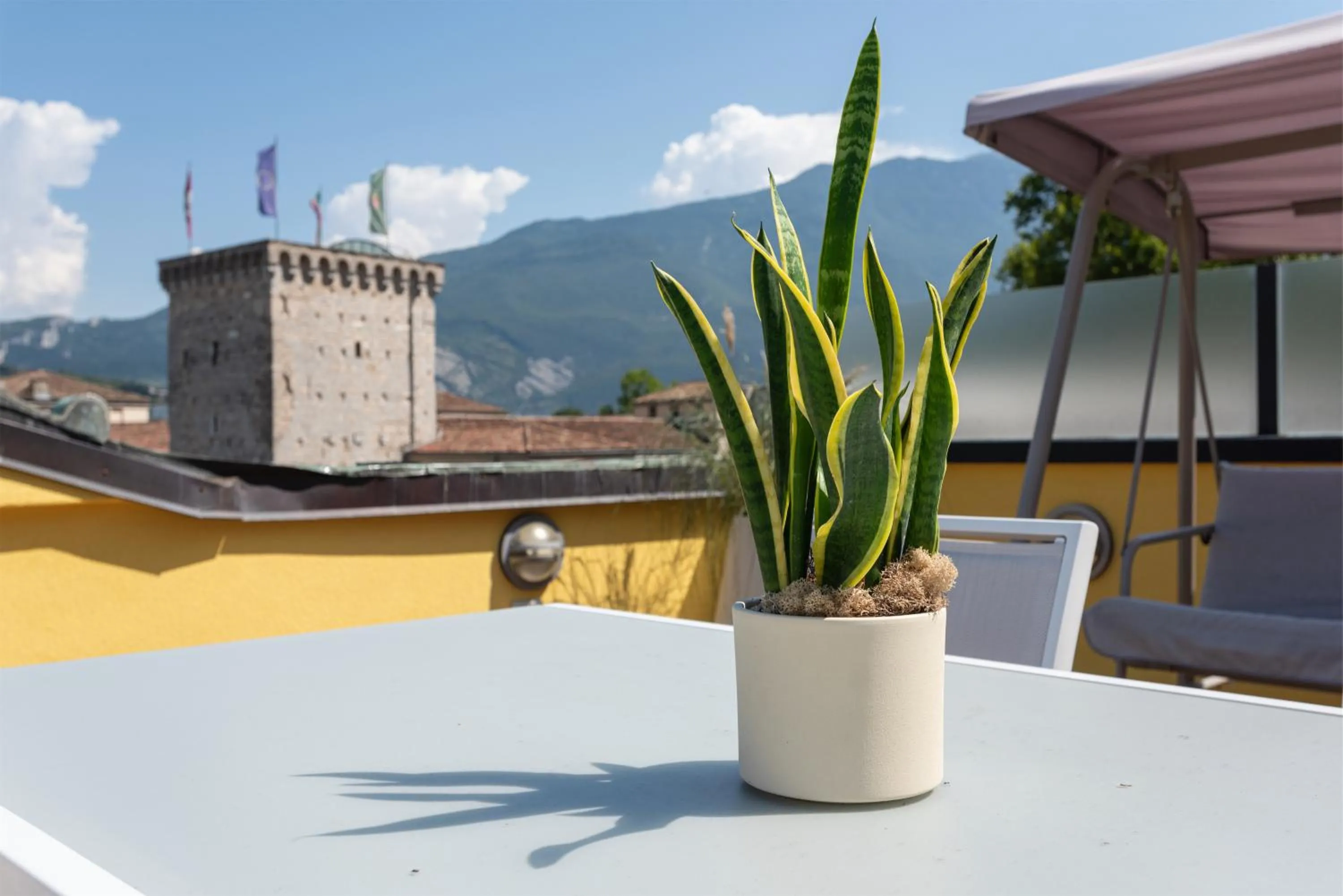 Decorative detail in Attico la Rocca